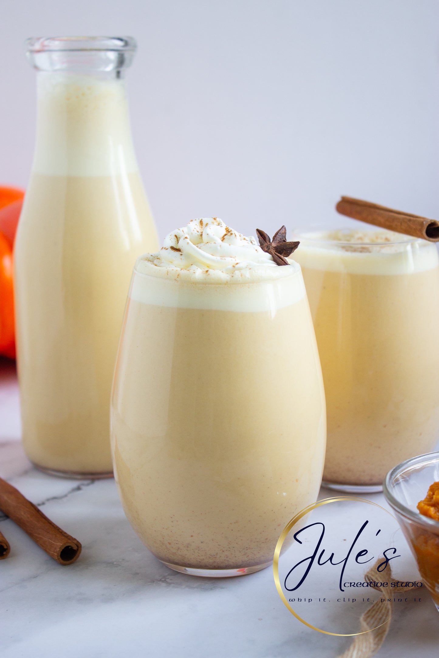 Pumpkin Spice Blender Eggnog (Set 1)