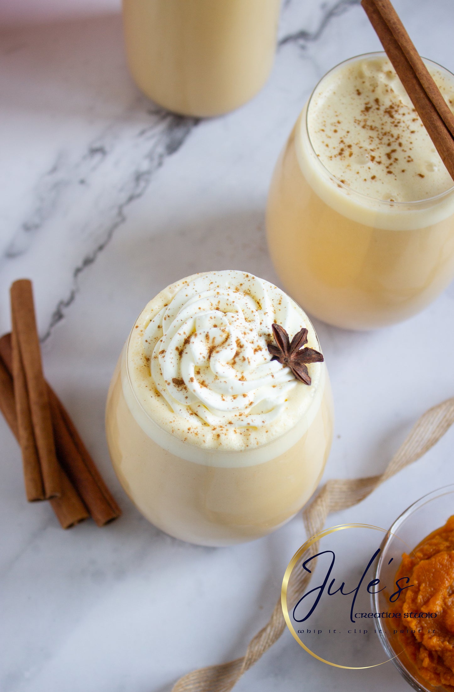 Pumpkin Spice Blender Eggnog (Set 1)