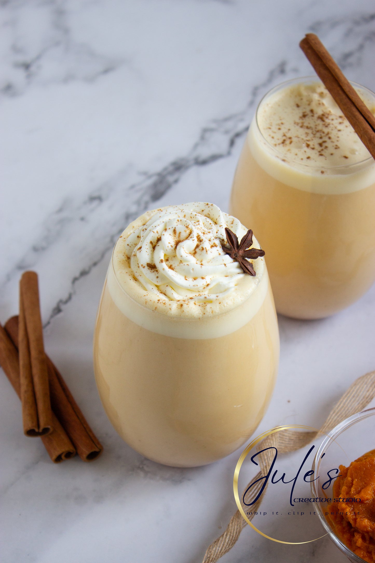 Pumpkin Spice Blender Eggnog (Set 1)