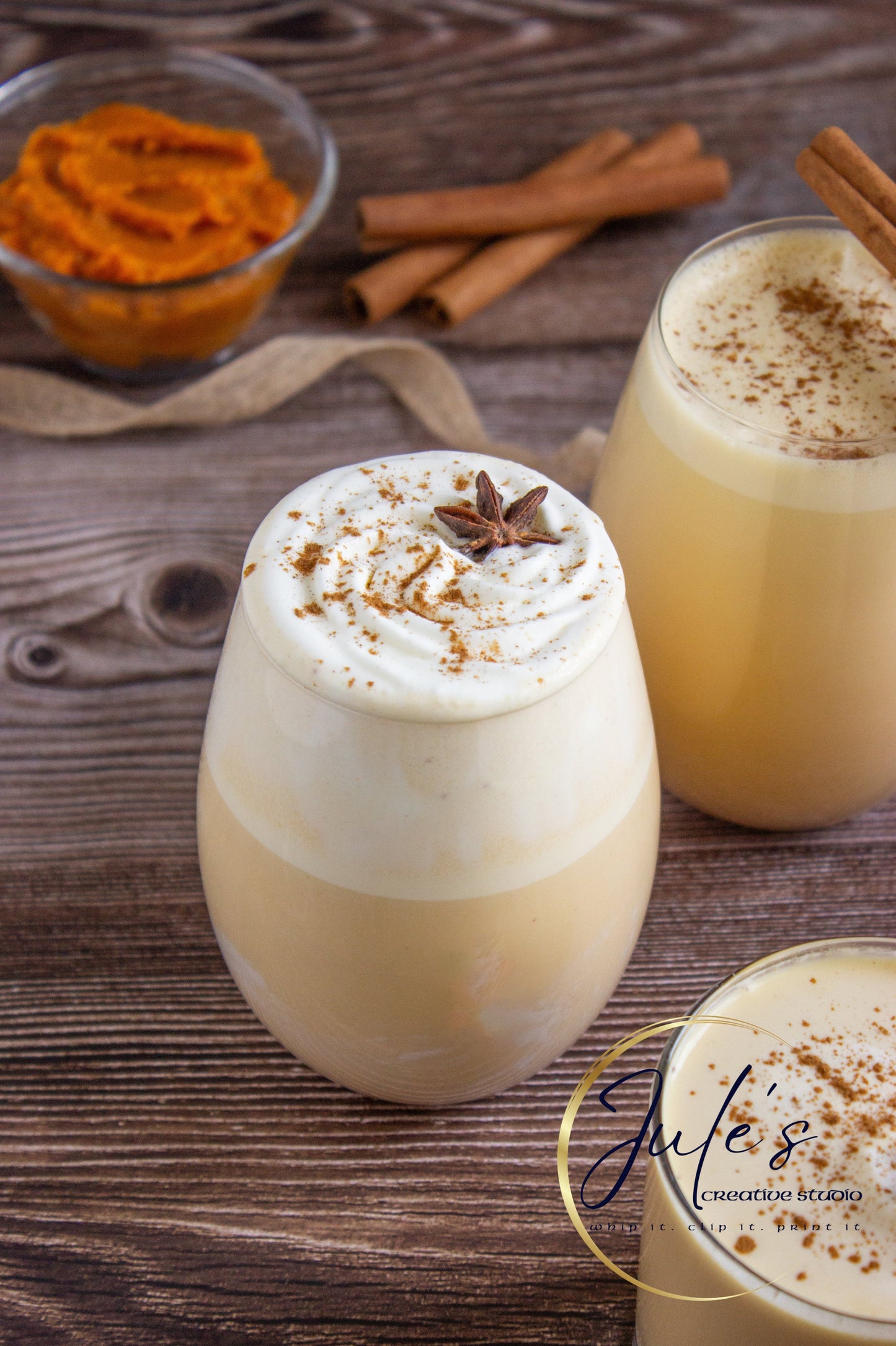 Pumpkin Spice Blender Eggnog (Set 4)