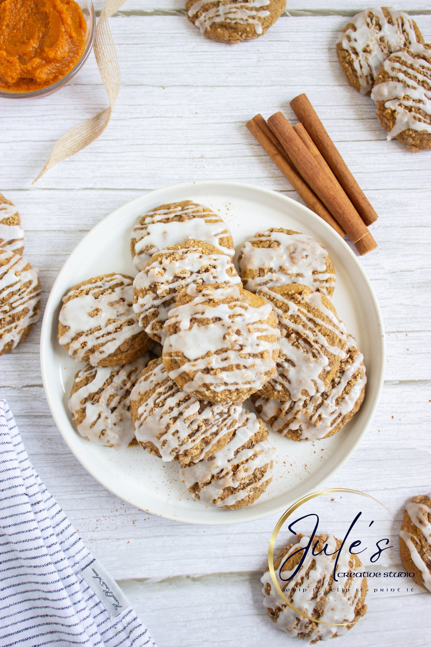 Pumpkin Latte Crumble Cookies (Set 3)