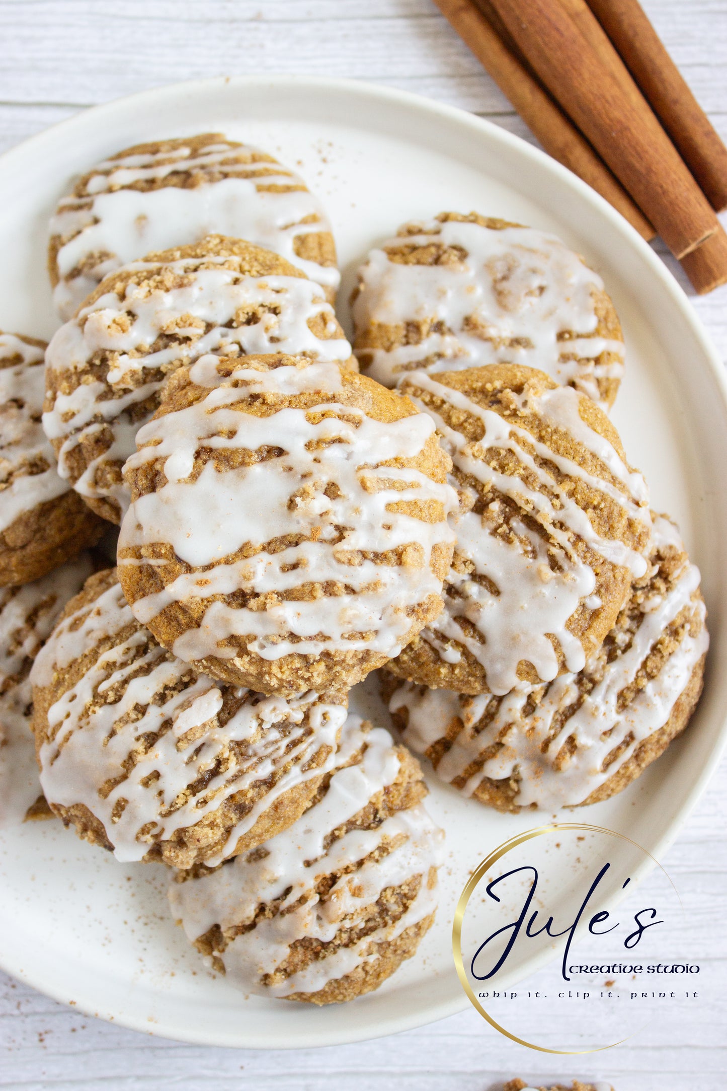 Pumpkin Latte Crumble Cookies (Set 3)