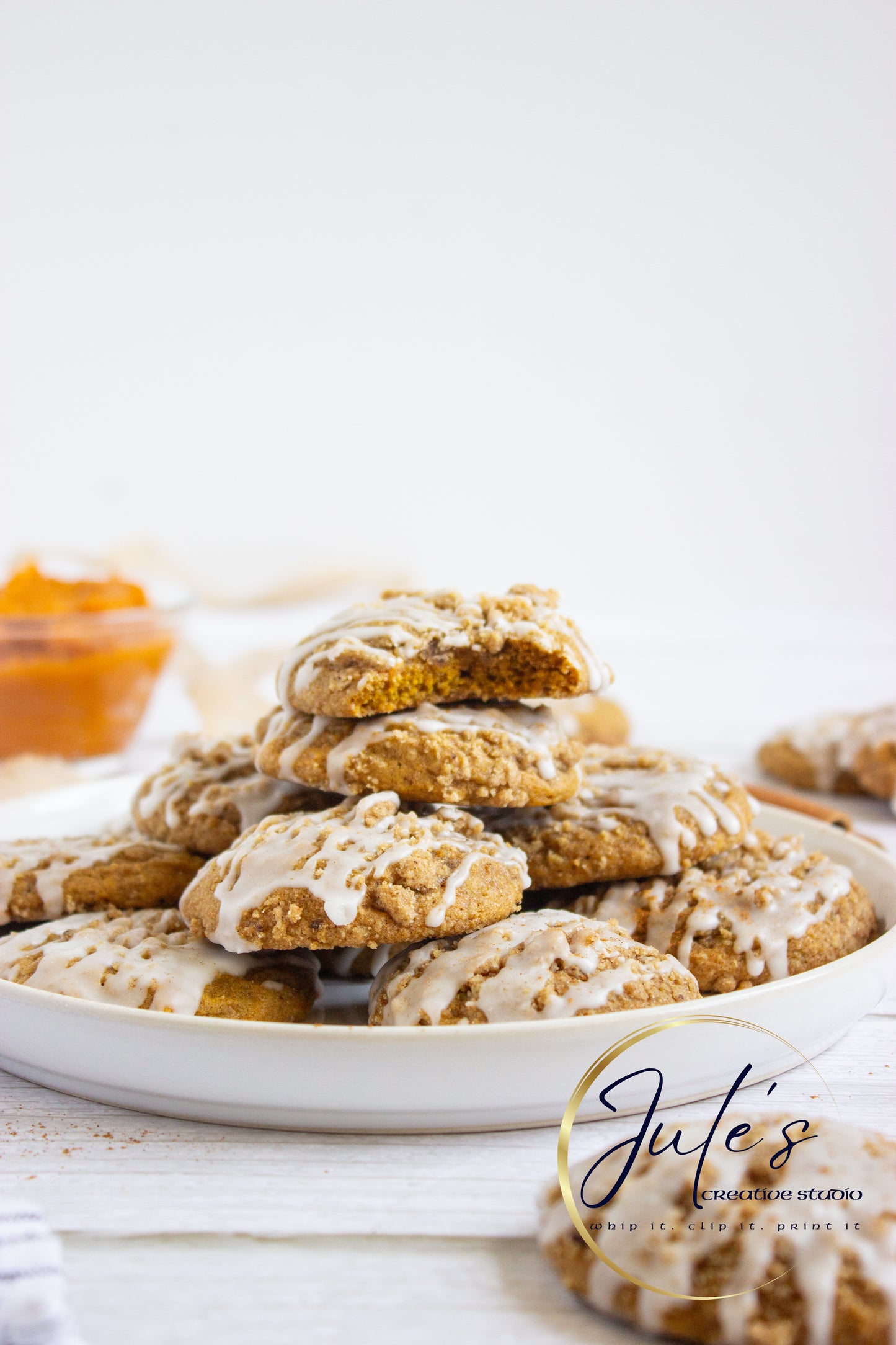 Pumpkin Latte Crumble Cookies (Set 3)