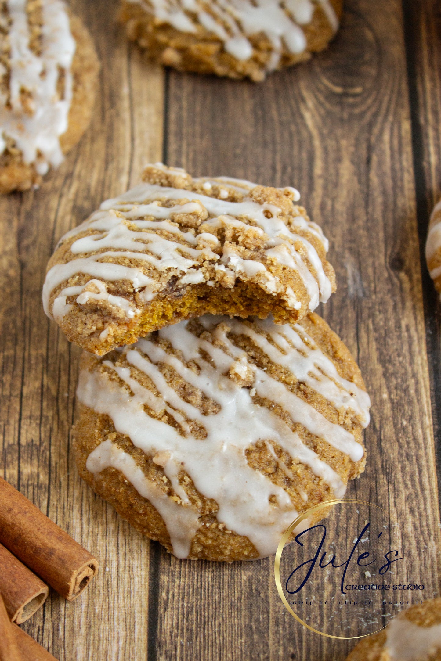 Pumpkin Latte Crumble Cookies (Set 4)