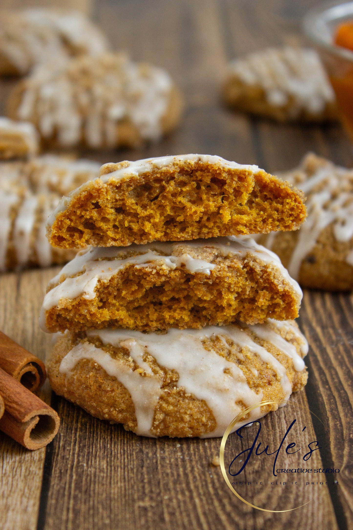 Pumpkin Latte Crumble Cookies (Set 4)