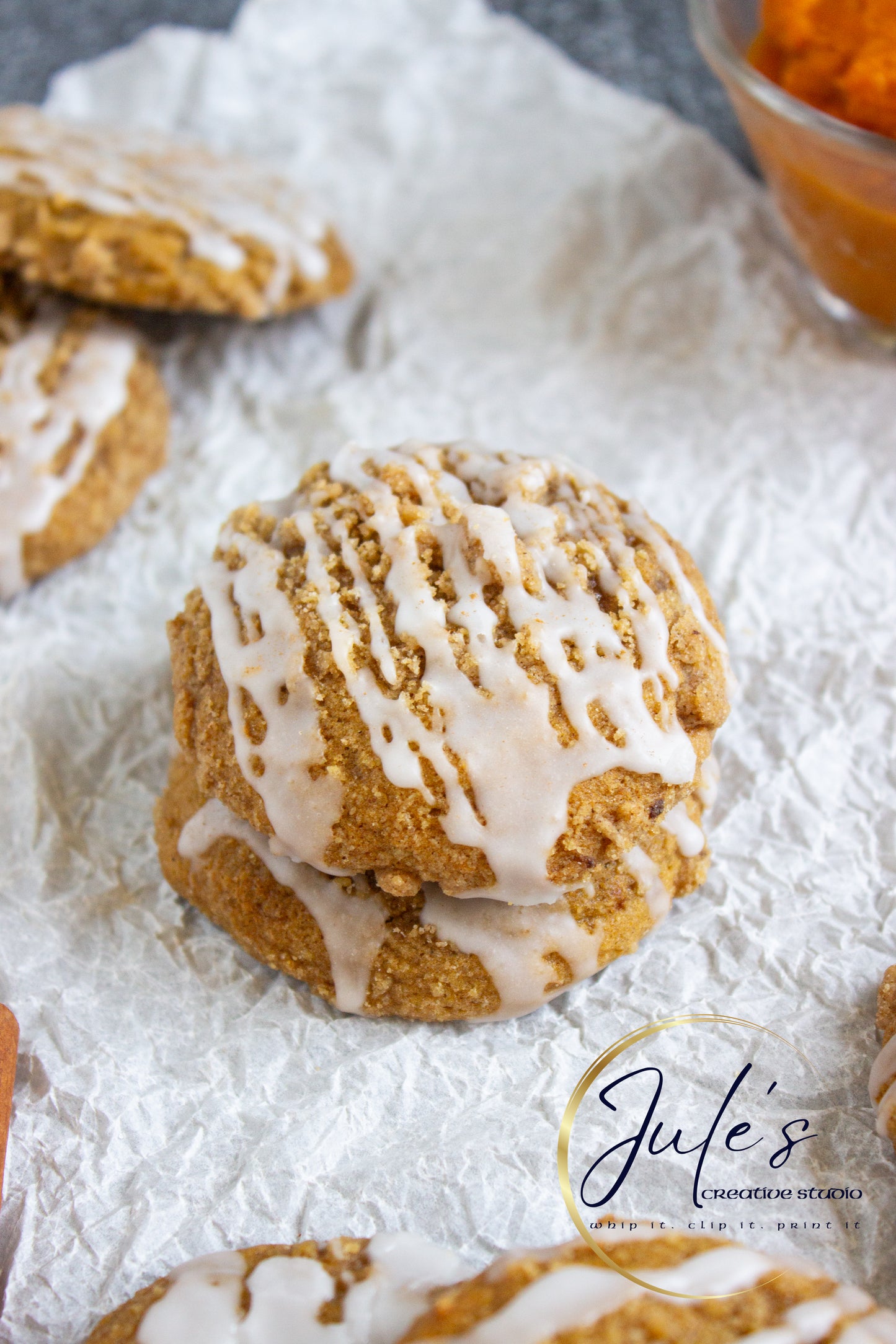 Pumpkin Latte Crumble Cookies (Set 5)