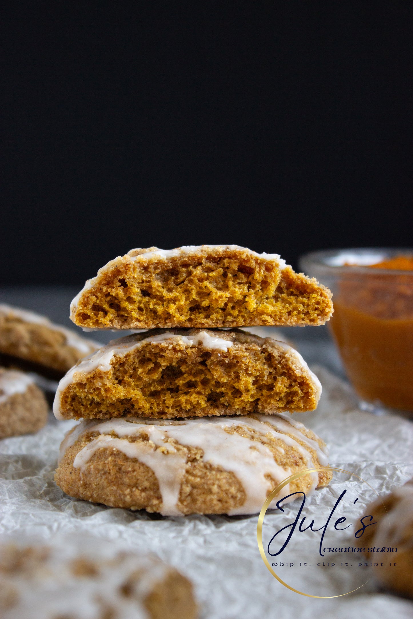 Pumpkin Latte Crumble Cookies (Set 5)