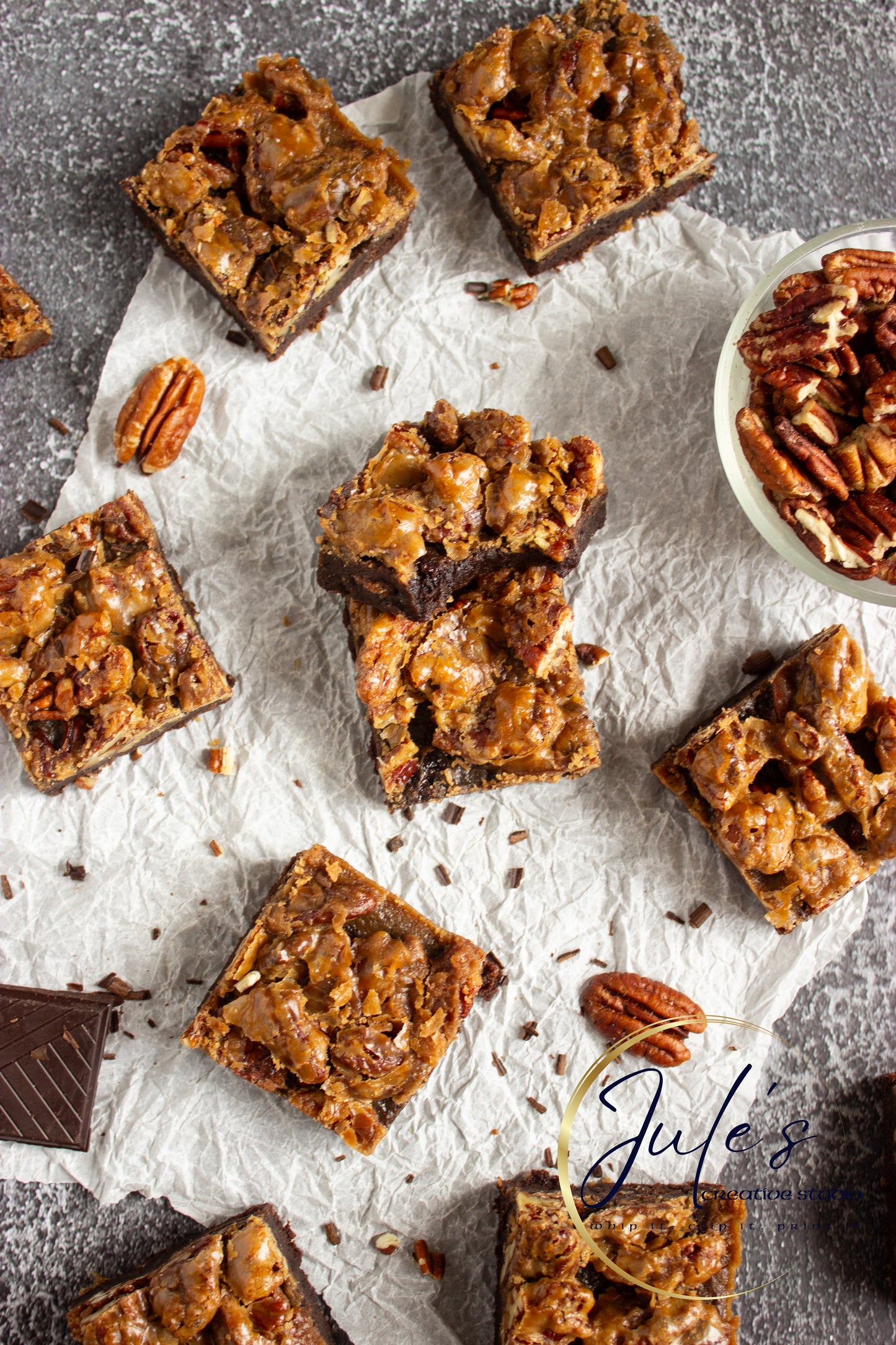 Pecan Pie Brownies (Set 5)