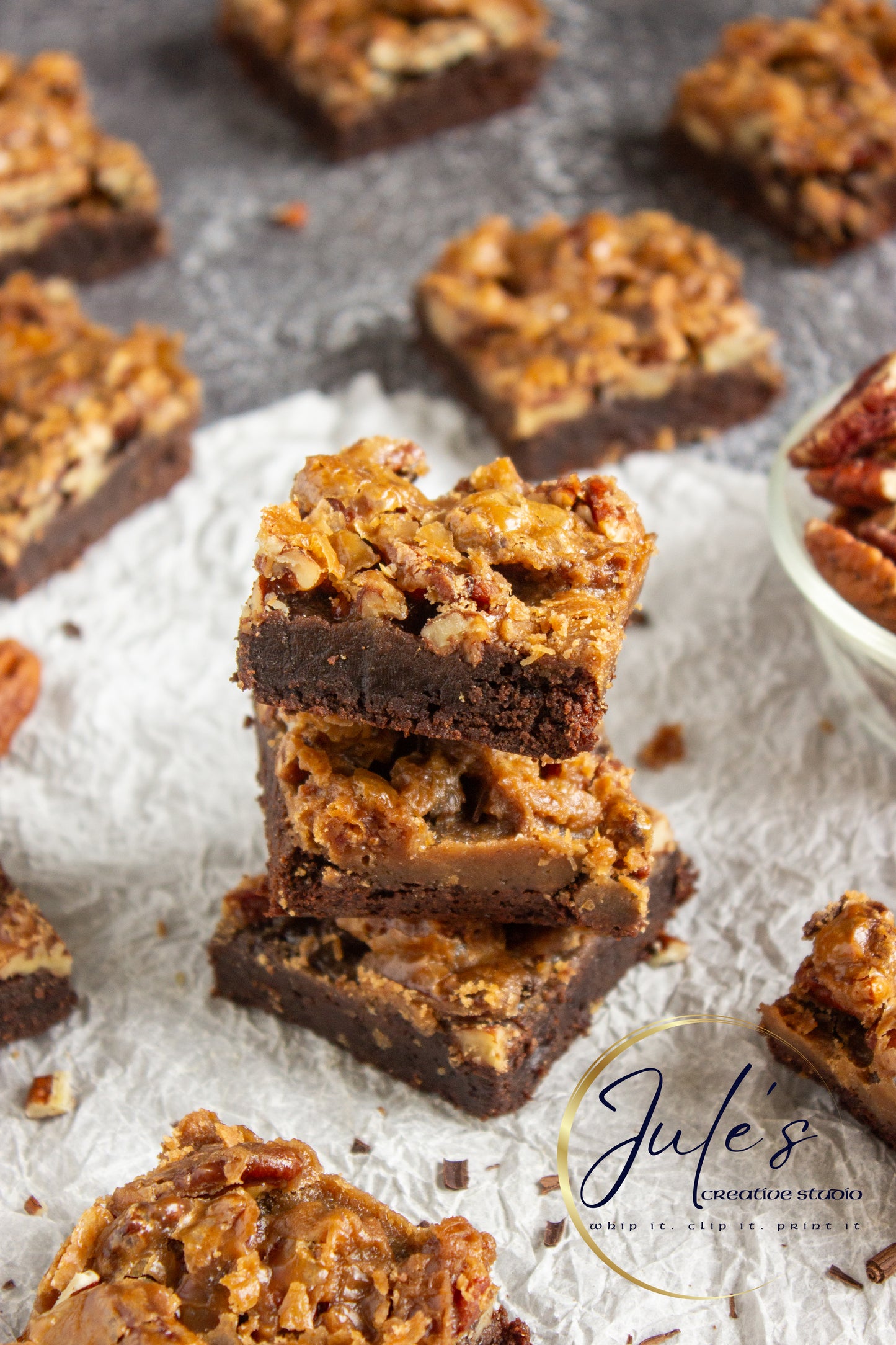 Pecan Pie Brownies (Set 5)