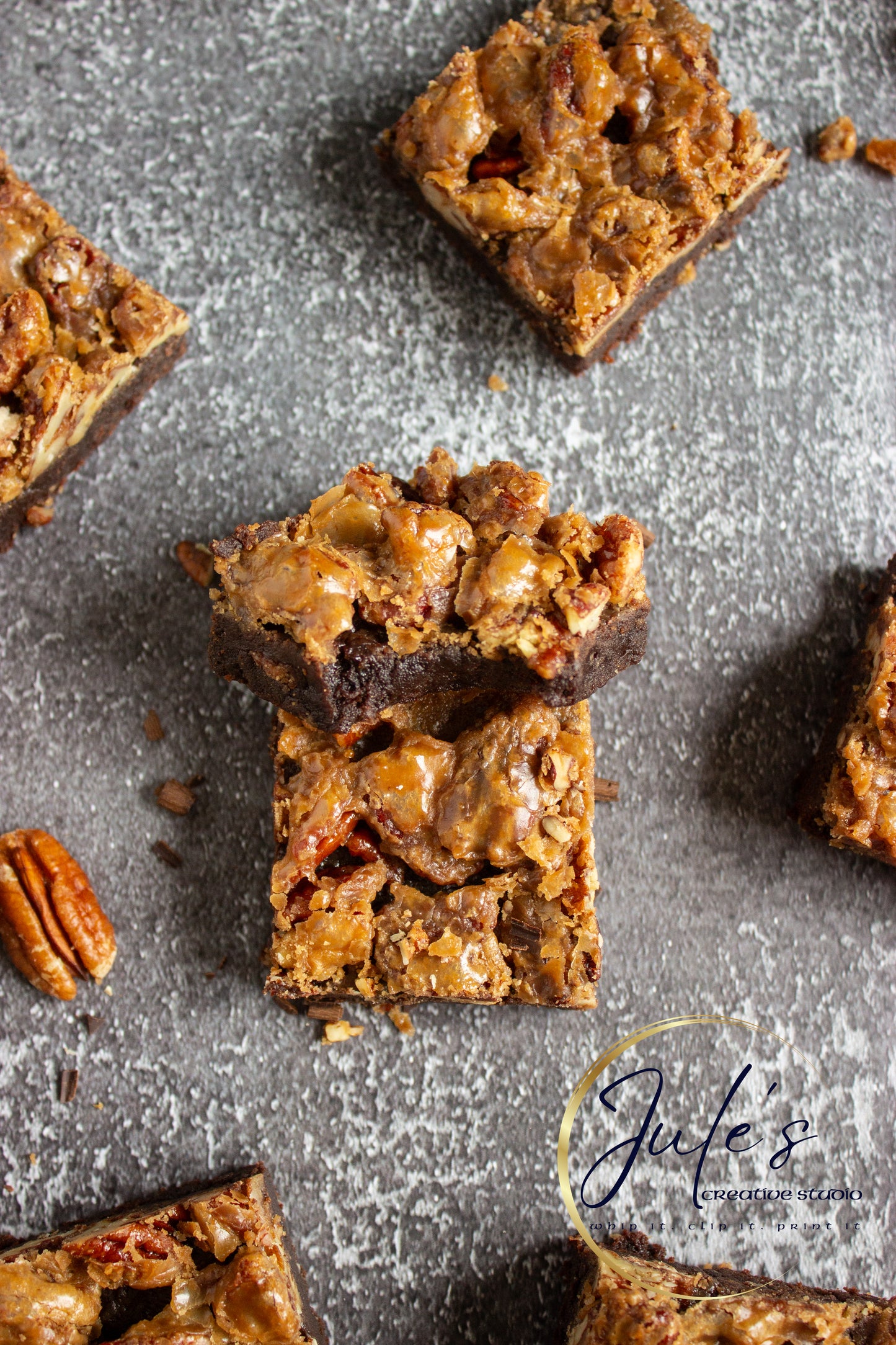 Pecan Pie Brownies (Set 5)
