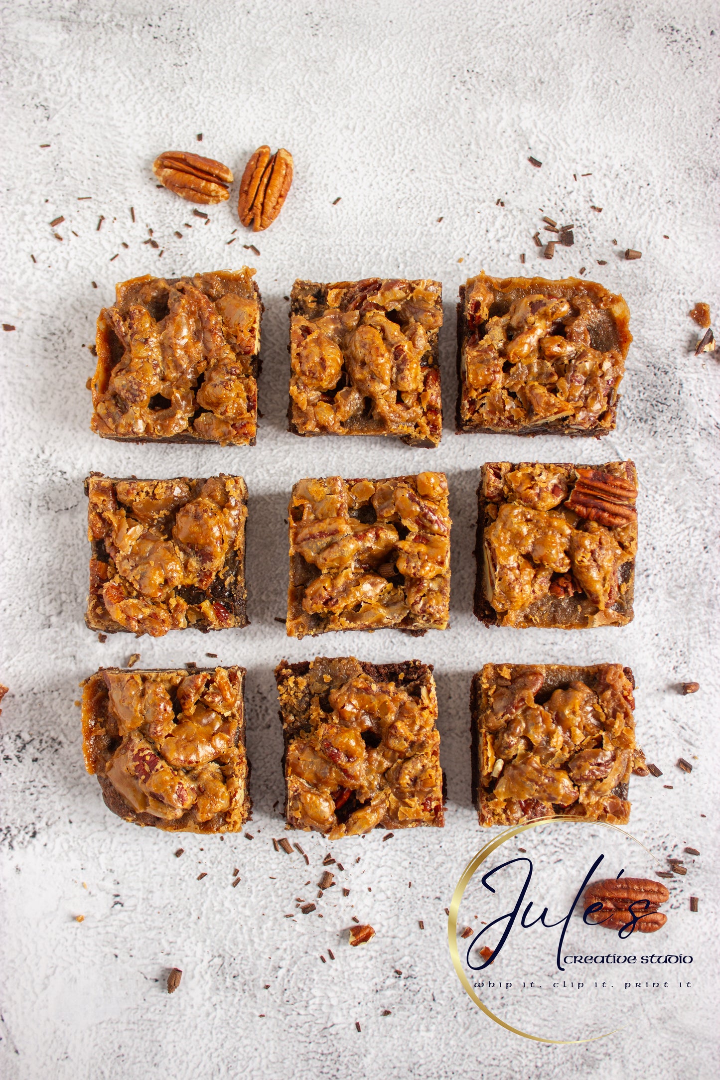 Pecan Pie Brownies (Set 6)