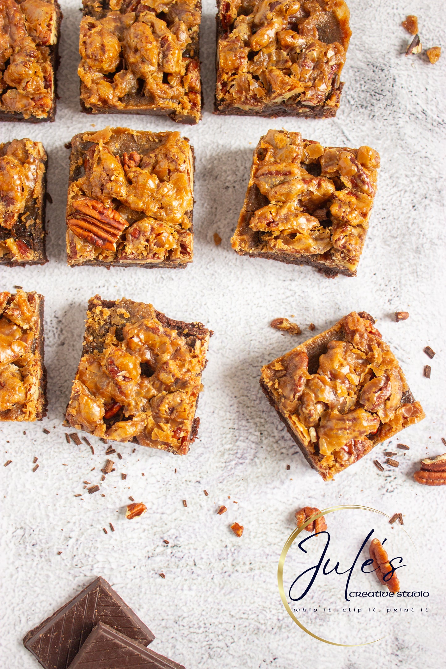 Pecan Pie Brownies (Set 6)