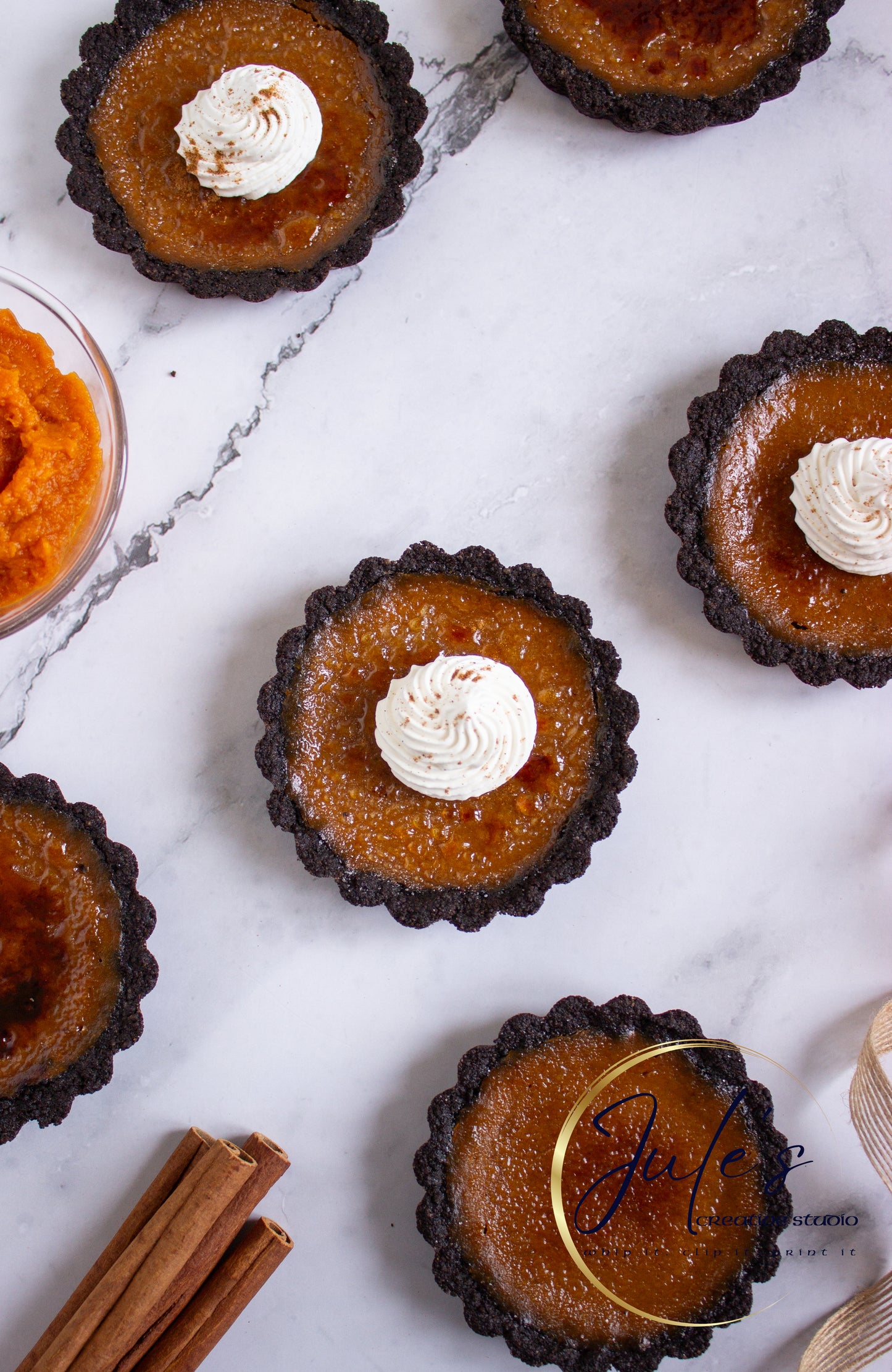 Pumpkin Brûlée Tarts (Set 1)