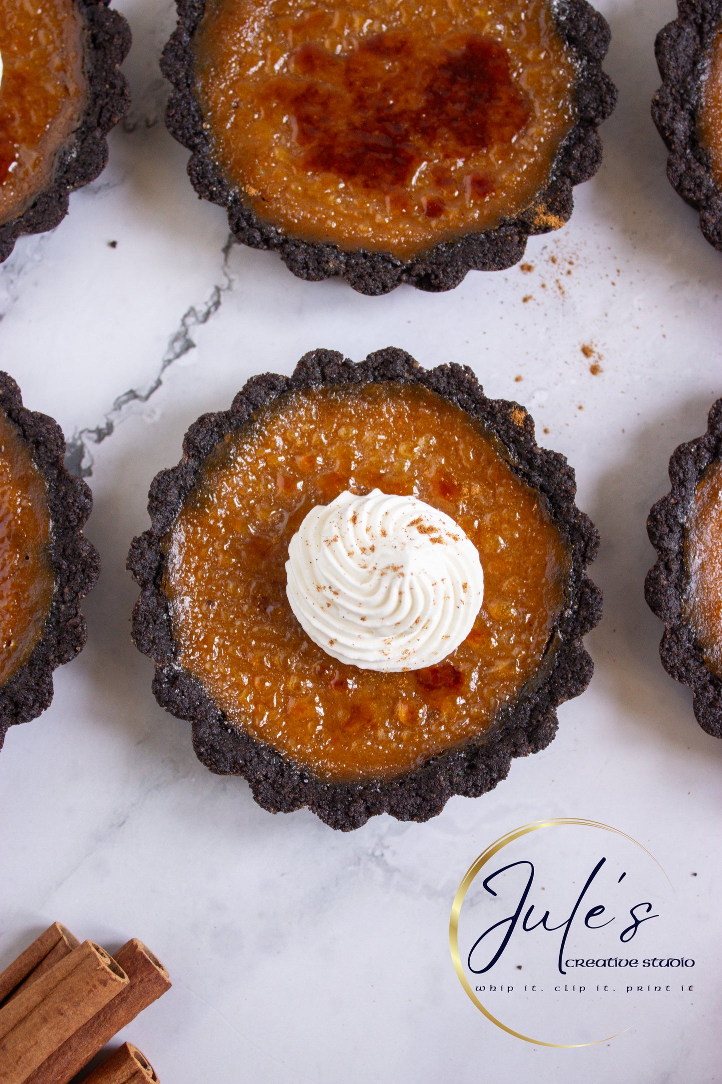 Pumpkin Brûlée Tarts (Set 1)