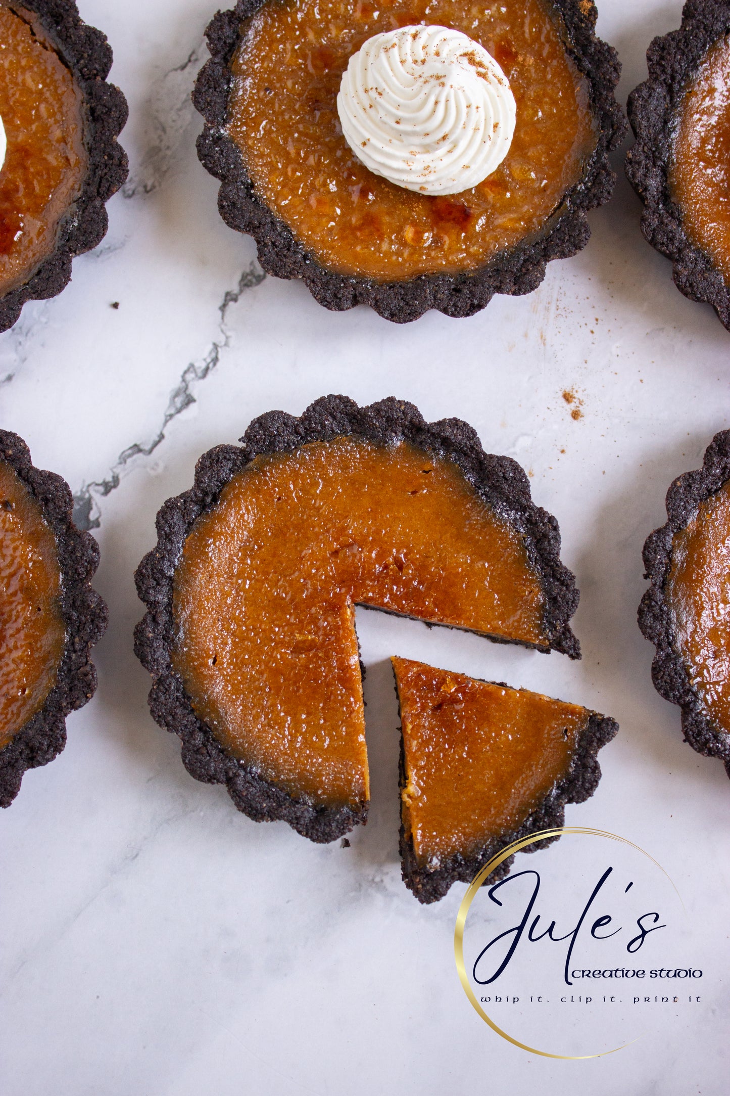Pumpkin Brûlée Tarts (Set 1)