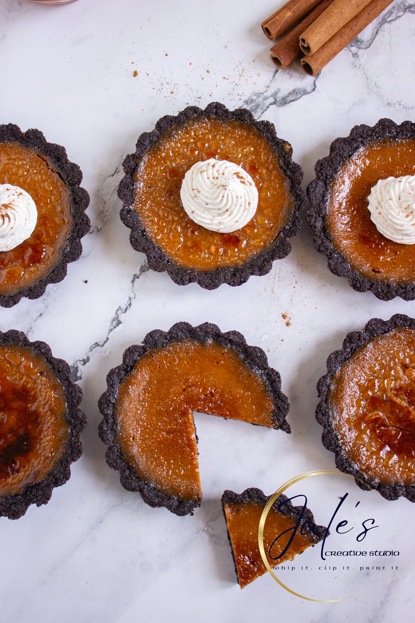 Pumpkin Brûlée Tarts (Set 1)