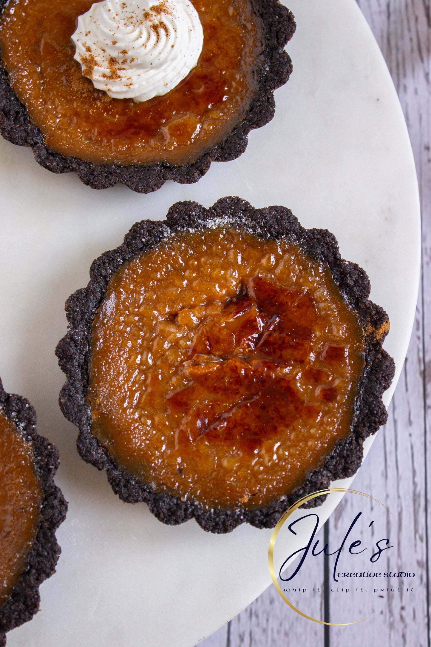 Pumpkin Brûlée Tarts (Set 2)