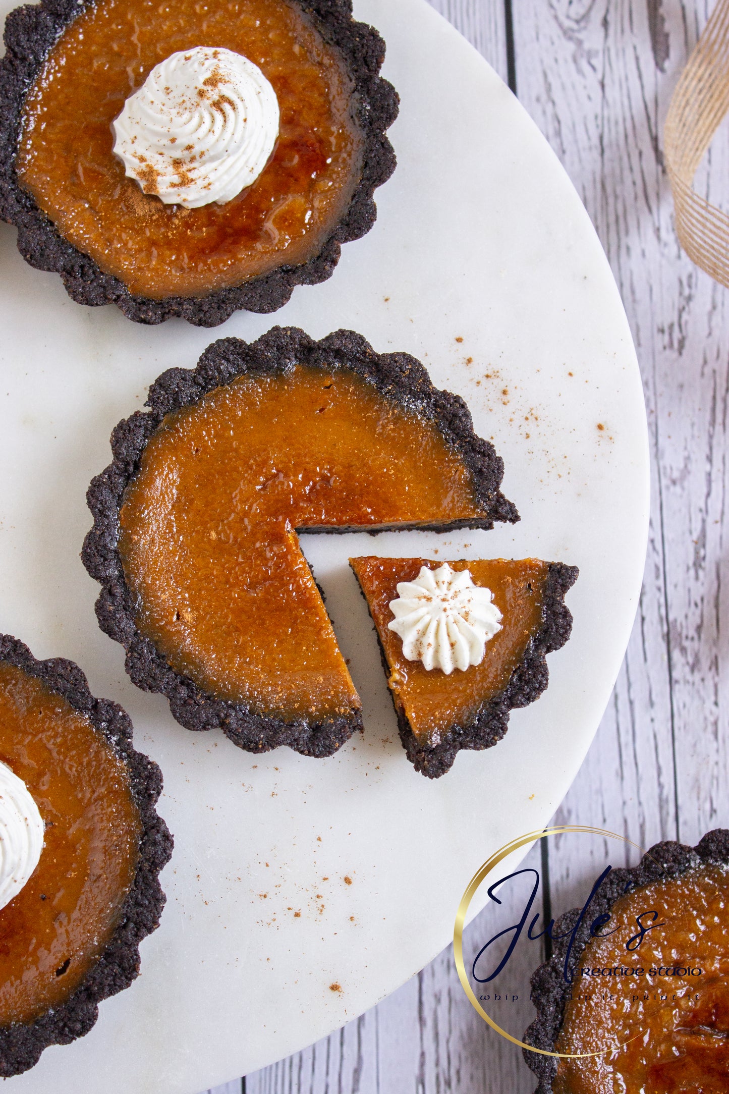 Pumpkin Brûlée Tarts (Set 2)