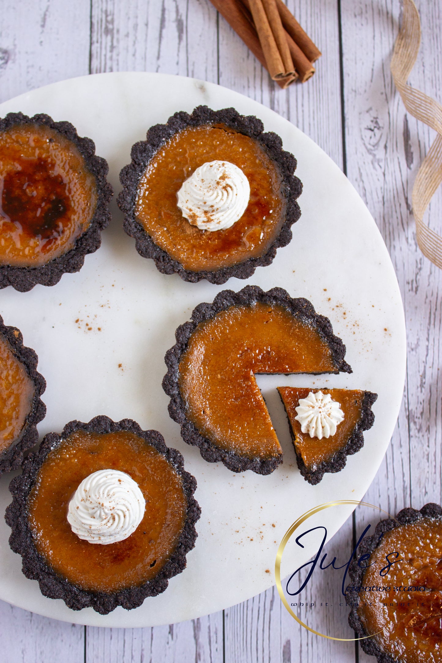 Pumpkin Brûlée Tarts (Set 2)