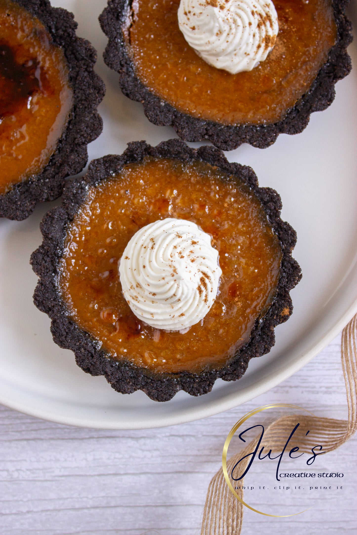 Pumpkin Brûlée Tarts (Set 3)