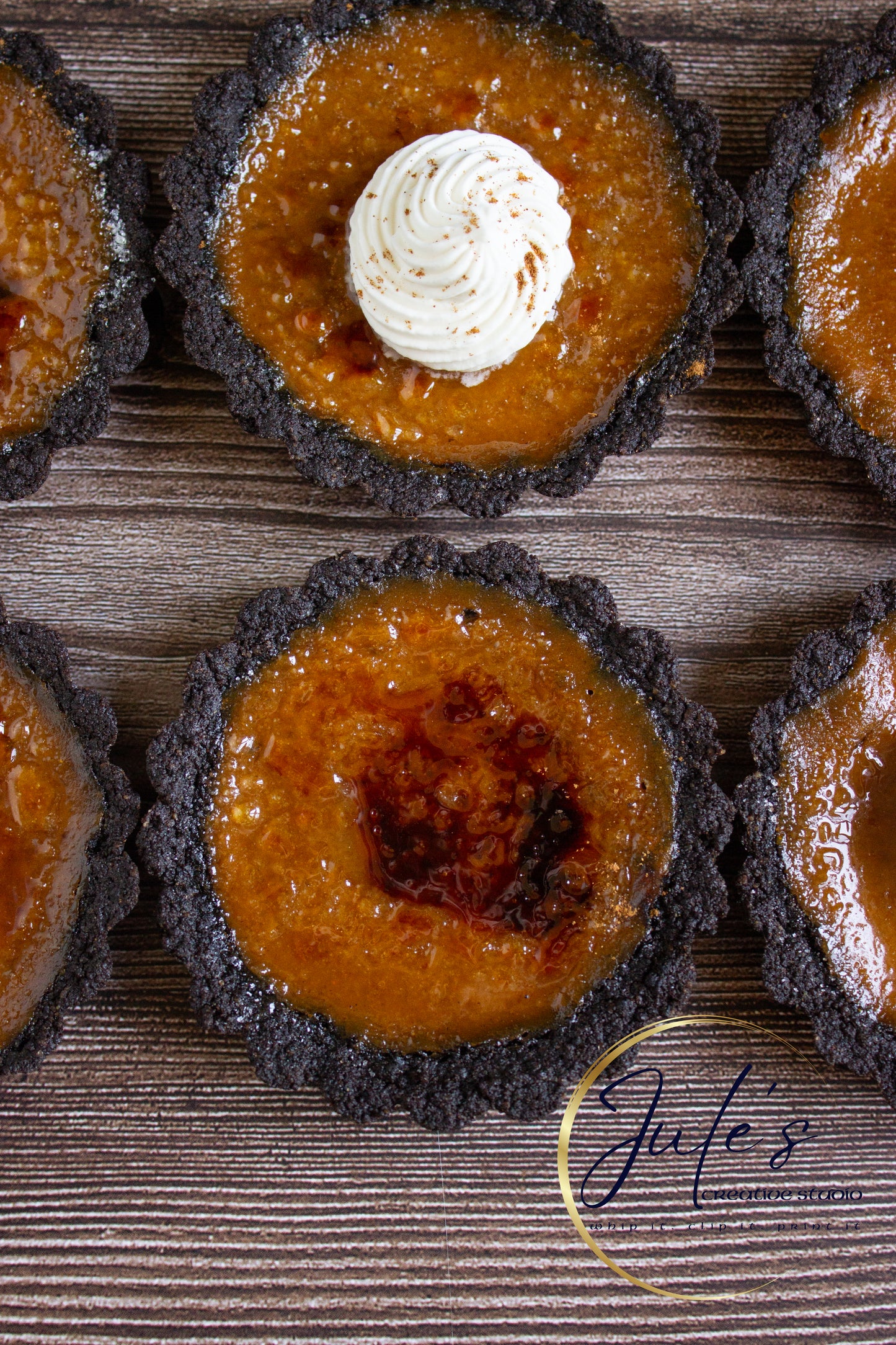Pumpkin Brûlée Tarts (Set 4)