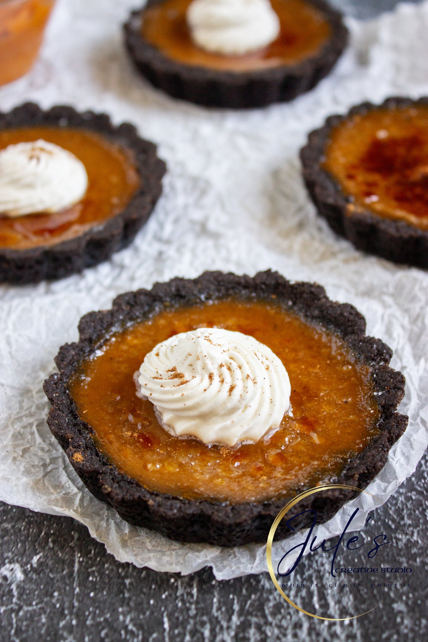 Pumpkin Brûlée Tarts (Set 5)