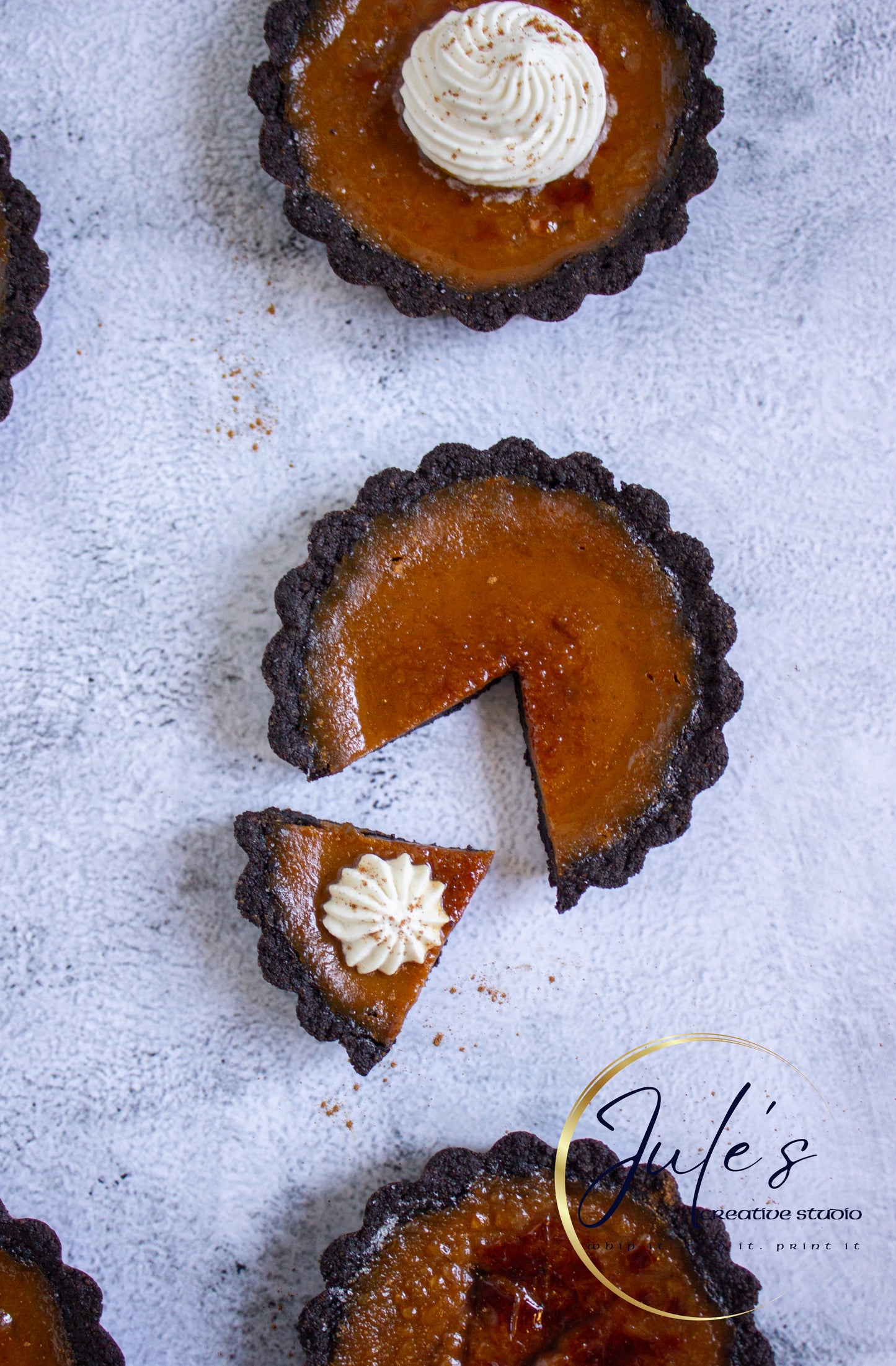 Pumpkin Brûlée Tarts (Set 6)