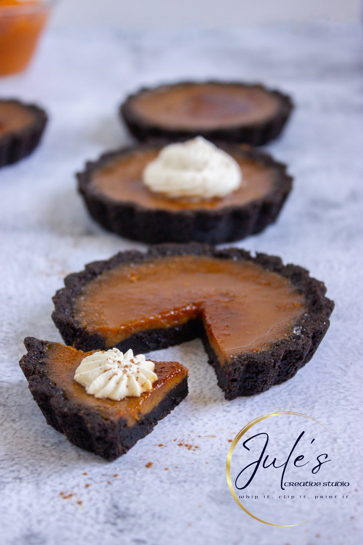 Pumpkin Brûlée Tarts (Set 6)