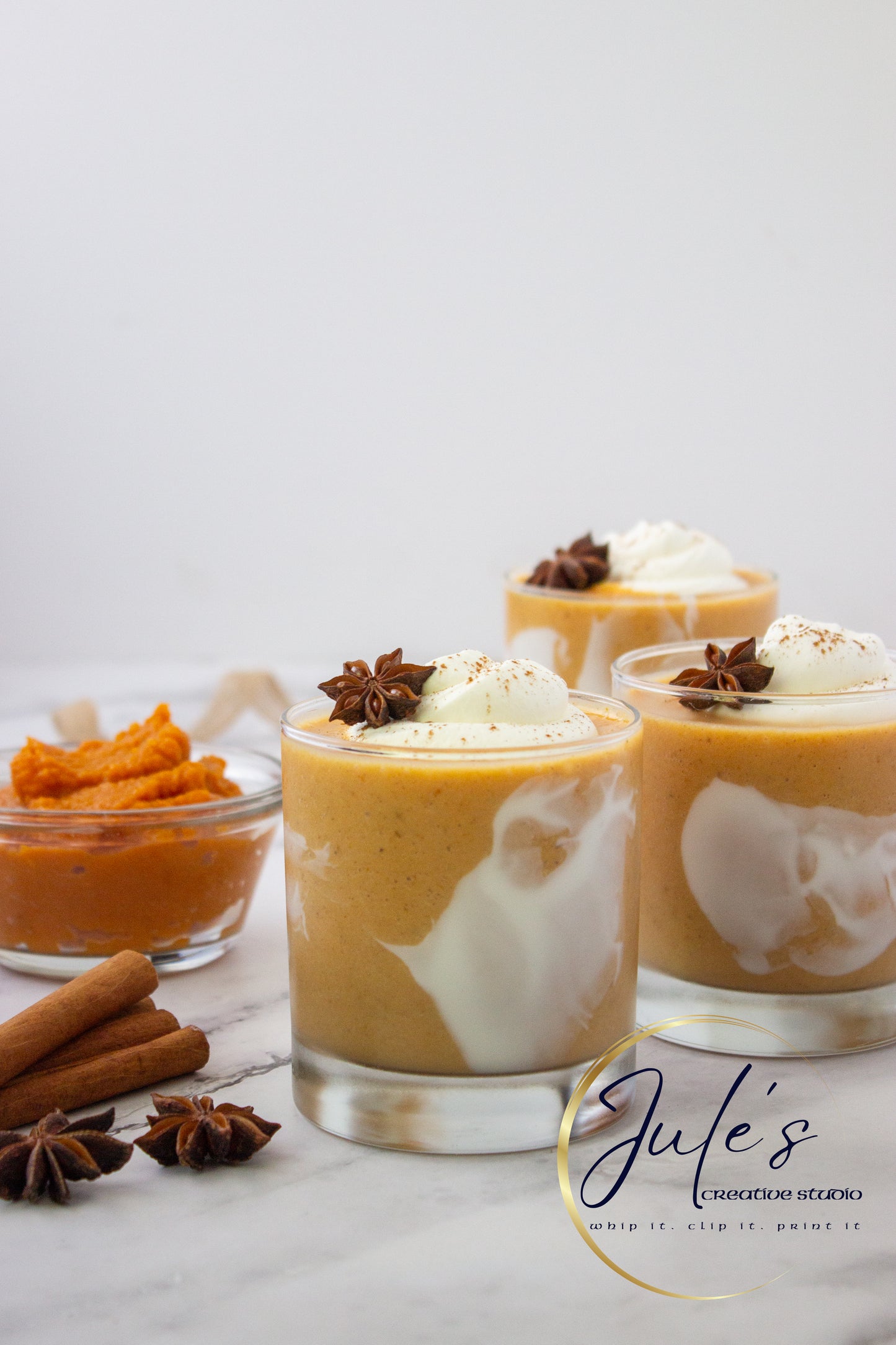 Pumpkin Pie Smoothie (Set 1)