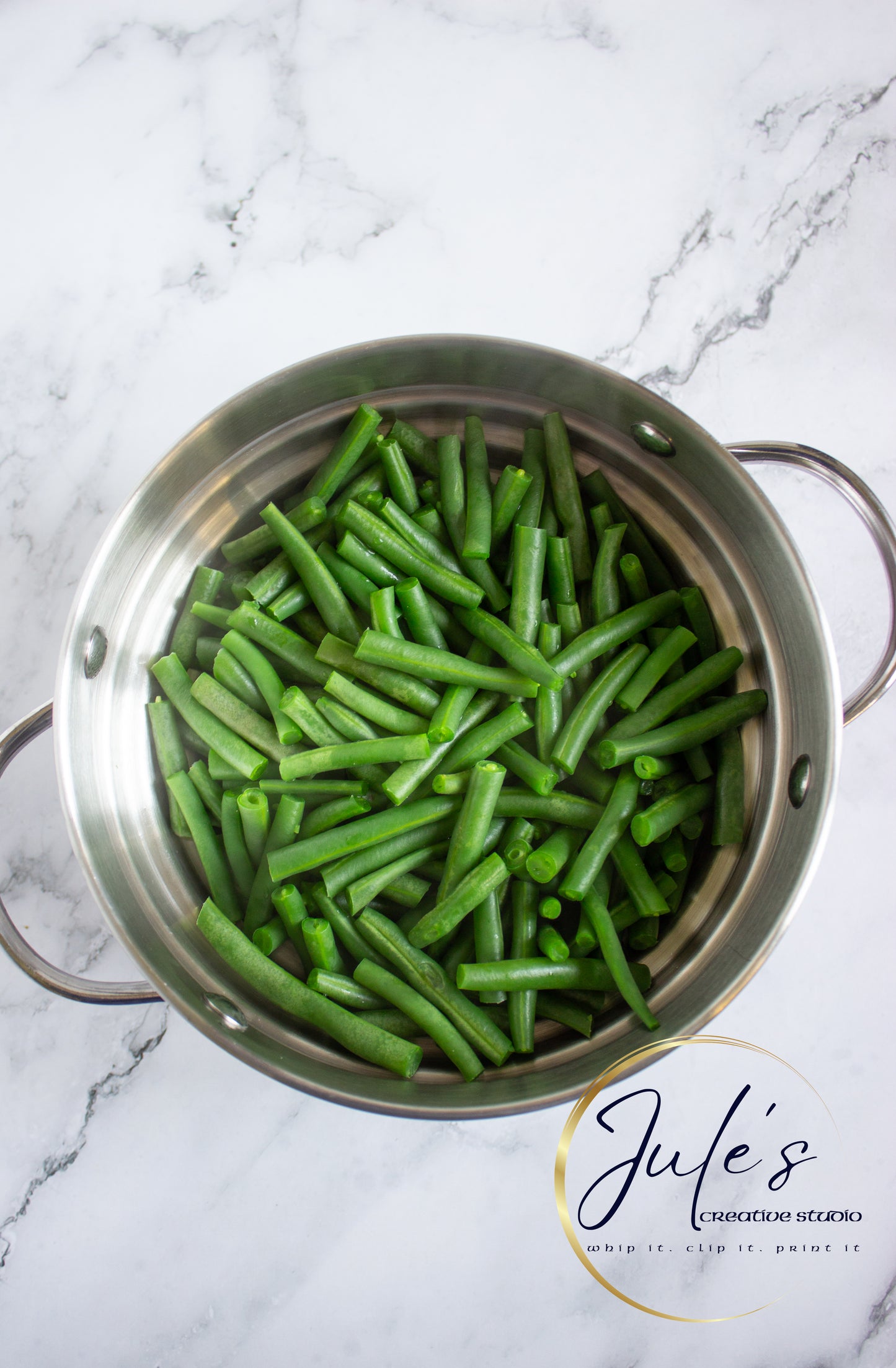 Almond Parmesan Green Bean Casserole
