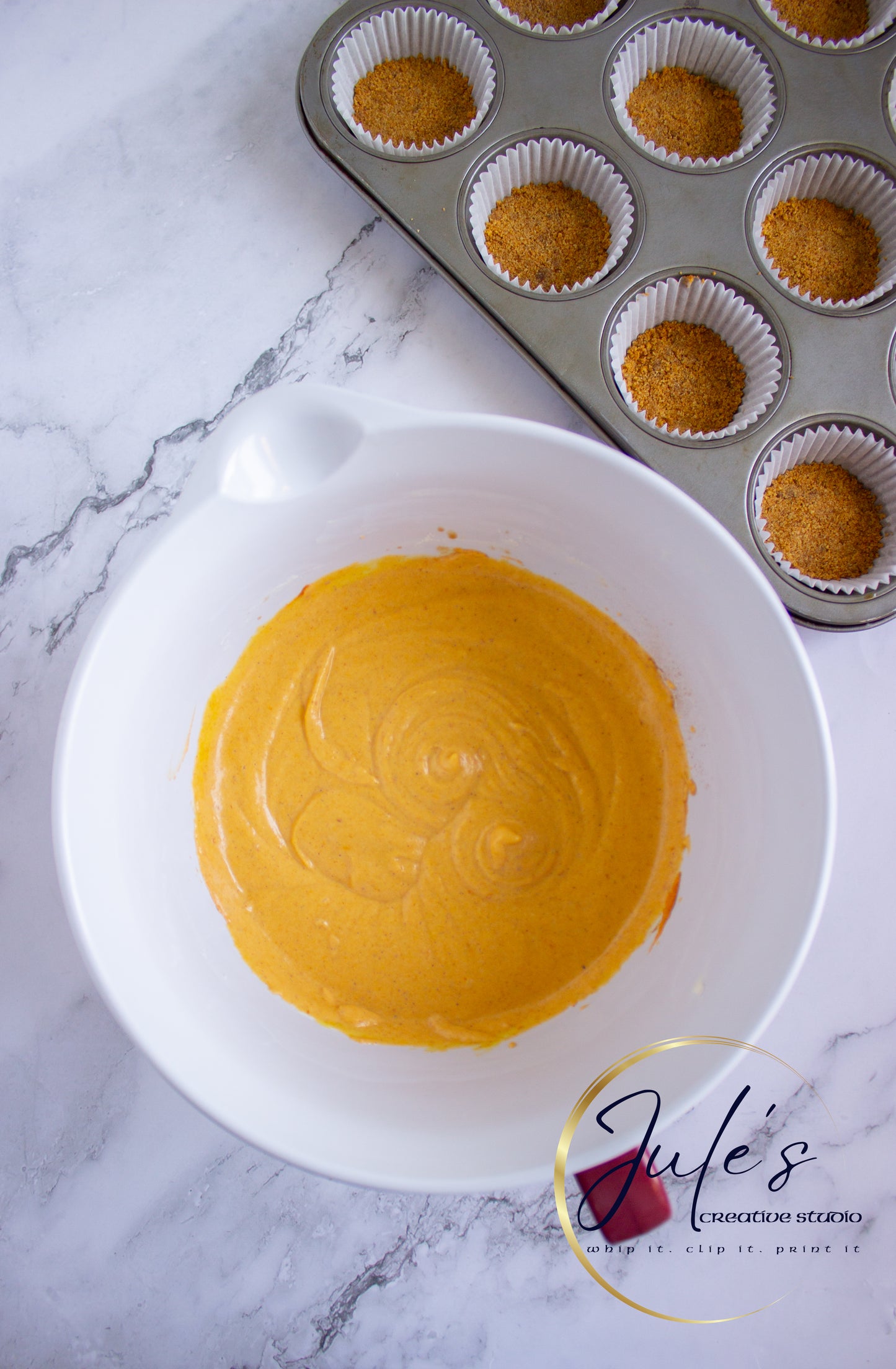 Pumpkin S’more Mini Cheesecakes (Set 1)