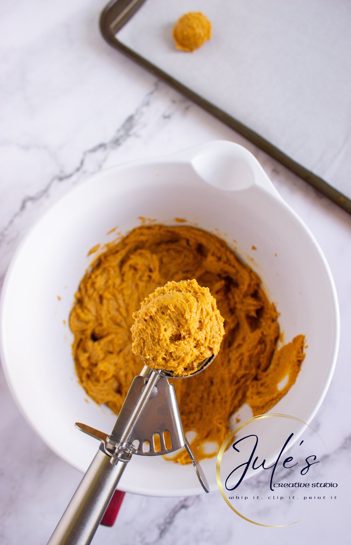 Pumpkin Tiramisu Cookies (Set 4)