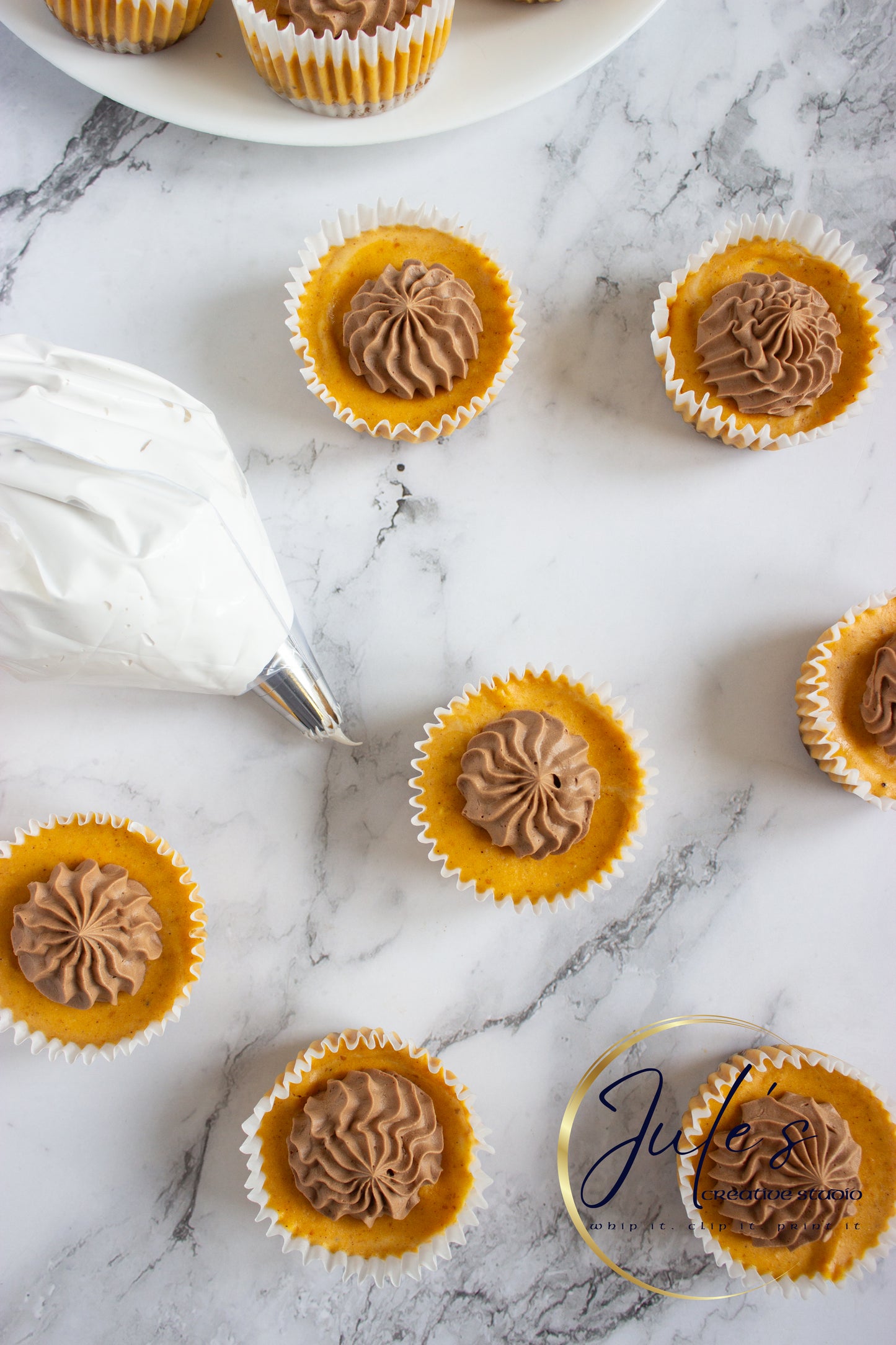 Pumpkin S’more Mini Cheesecakes (Set 1)
