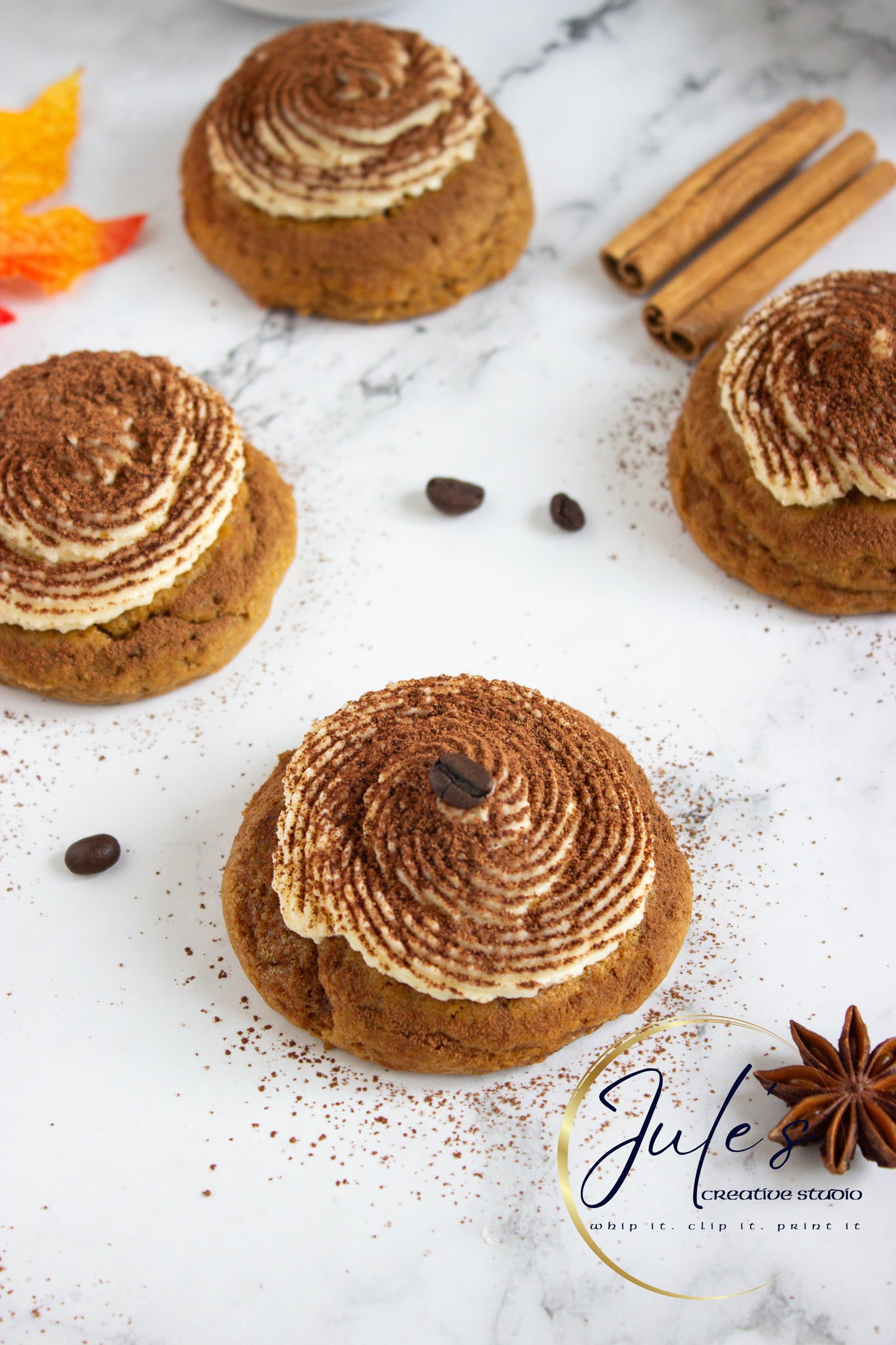 Pumpkin Tiramisu Cookies (Set 1)