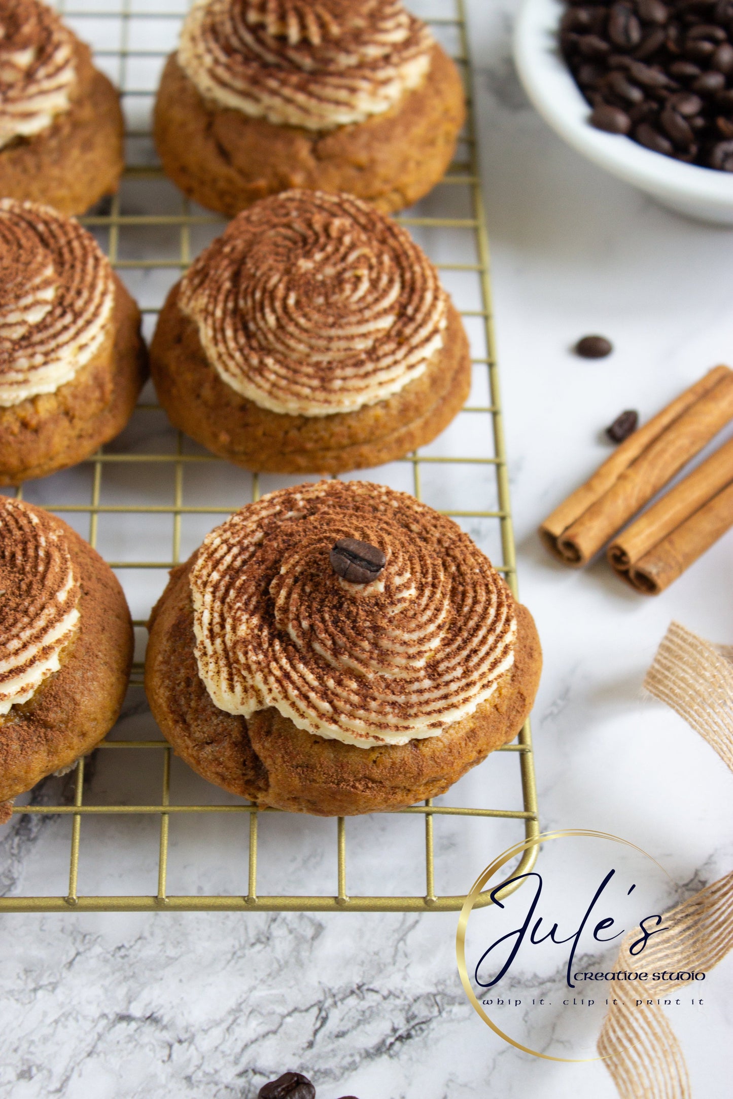 Pumpkin Tiramisu Cookies (Set 1)