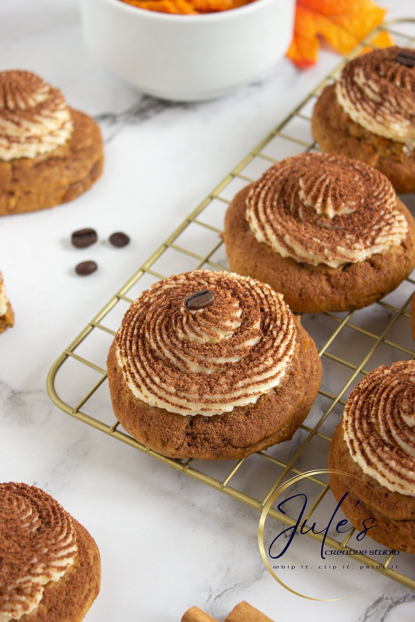 Pumpkin Tiramisu Cookies (Set 1)