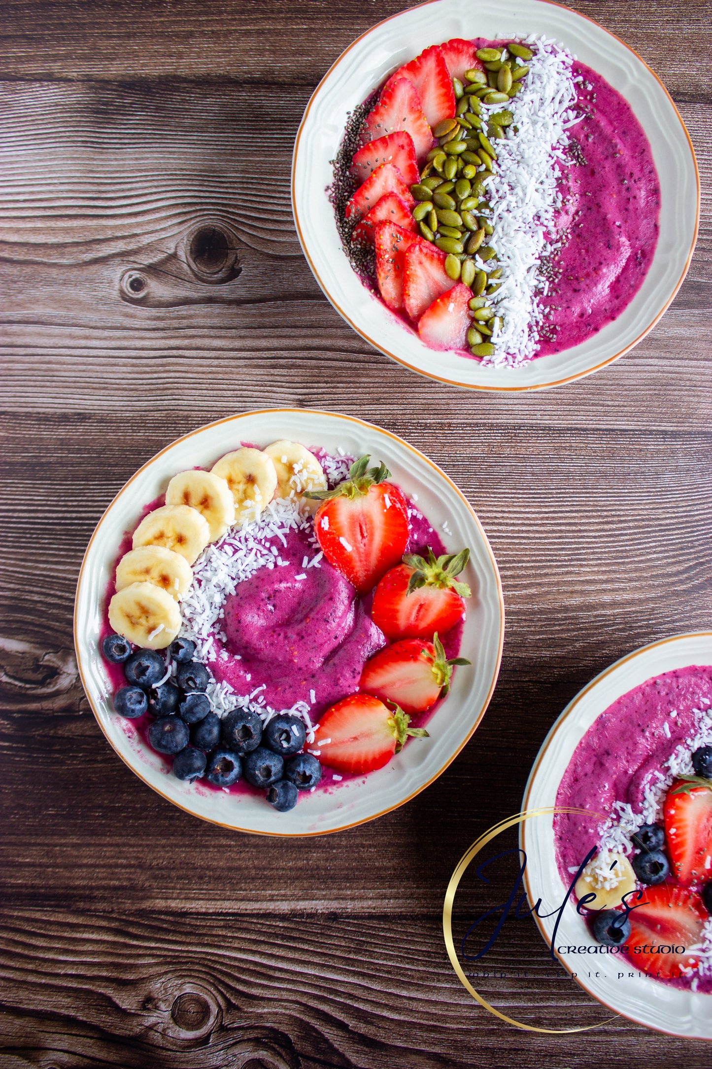 Berry Power Smoothie Bowl (Set 4)