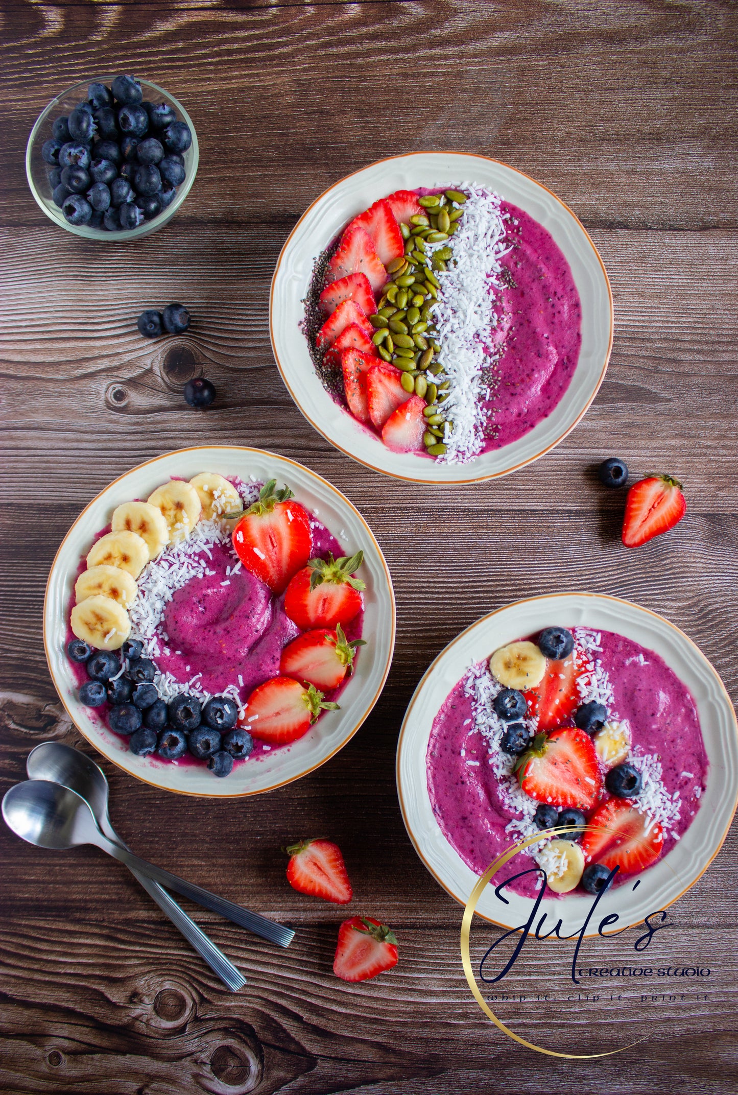 Berry Power Smoothie Bowl (Set 4)