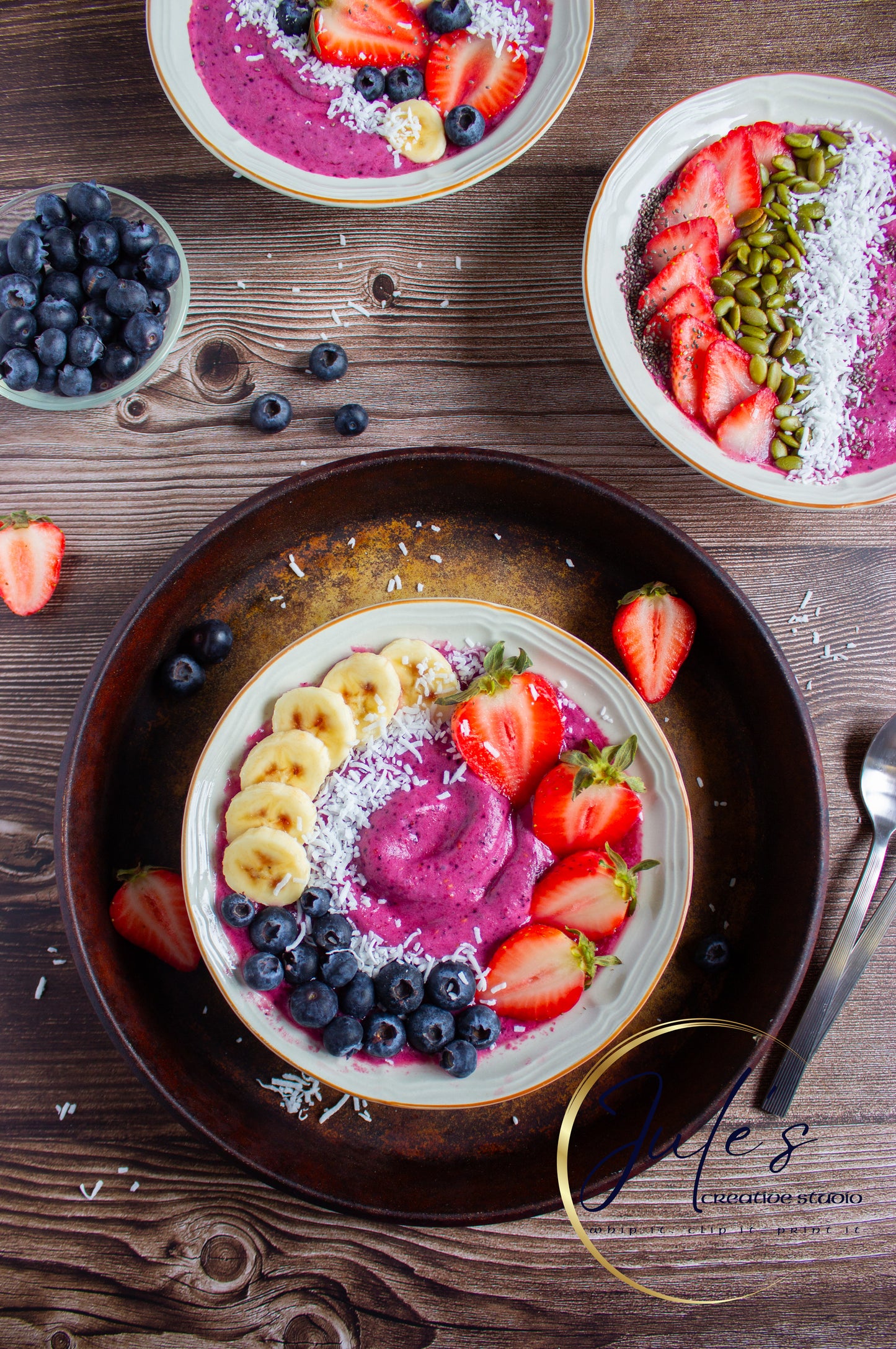 Berry Power Smoothie Bowl (Set 4)