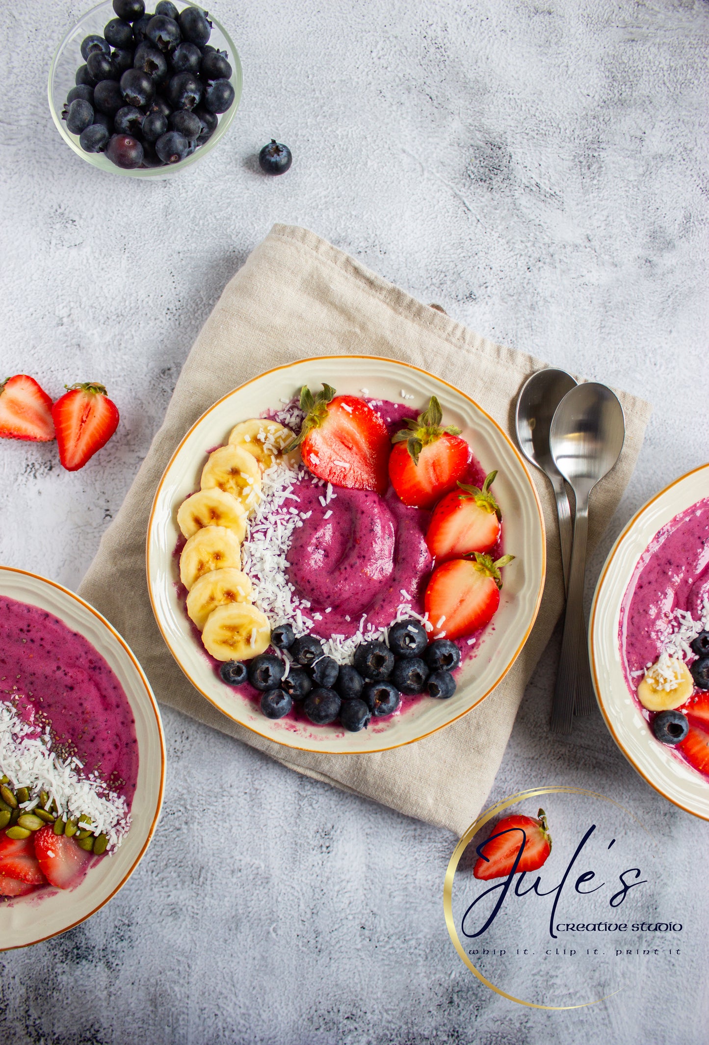 Berry Power Smoothie Bowl (Set 6)