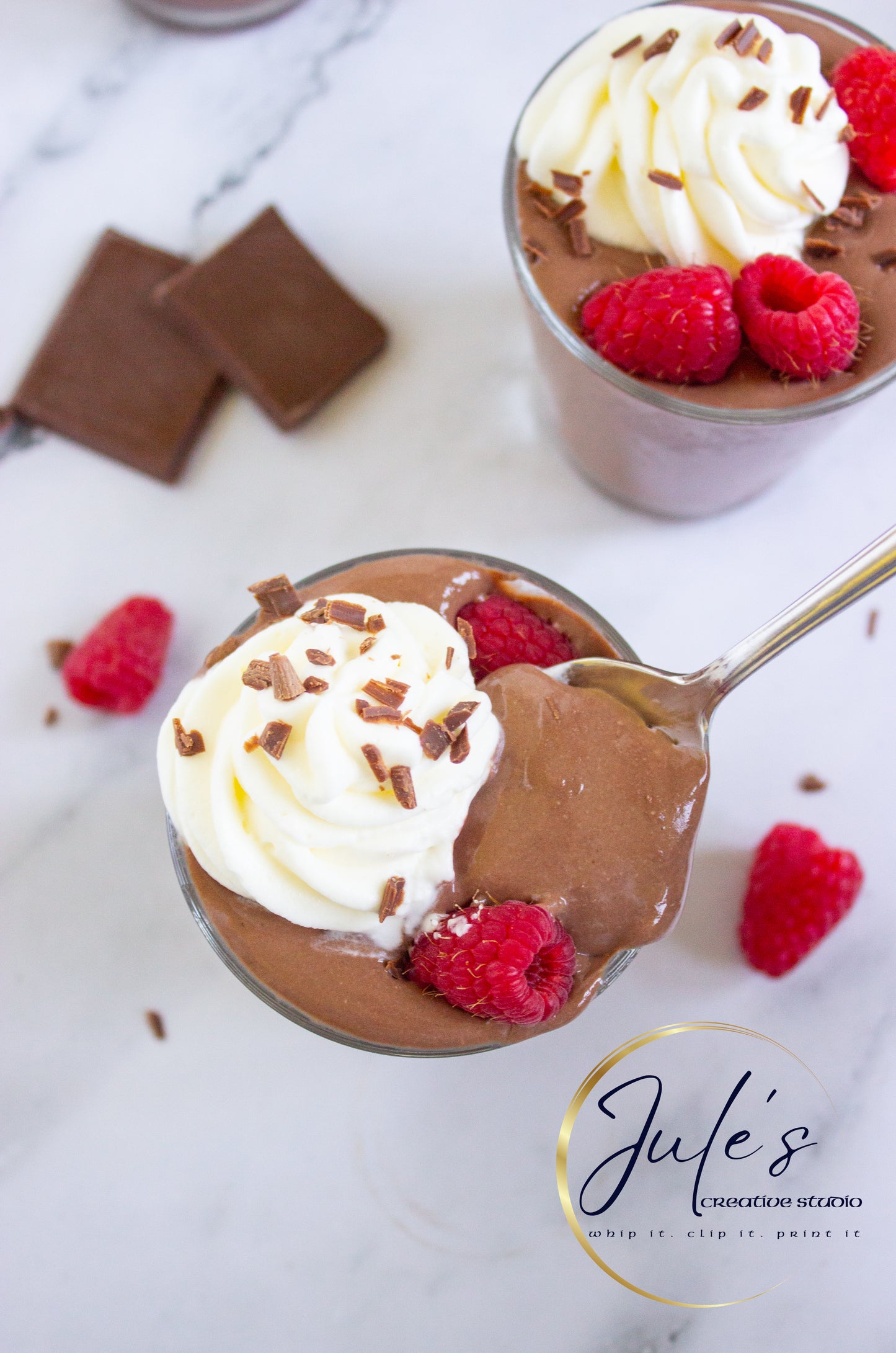 Chocolate Peanut Butter Cottage Cheese Pudding (PLR)