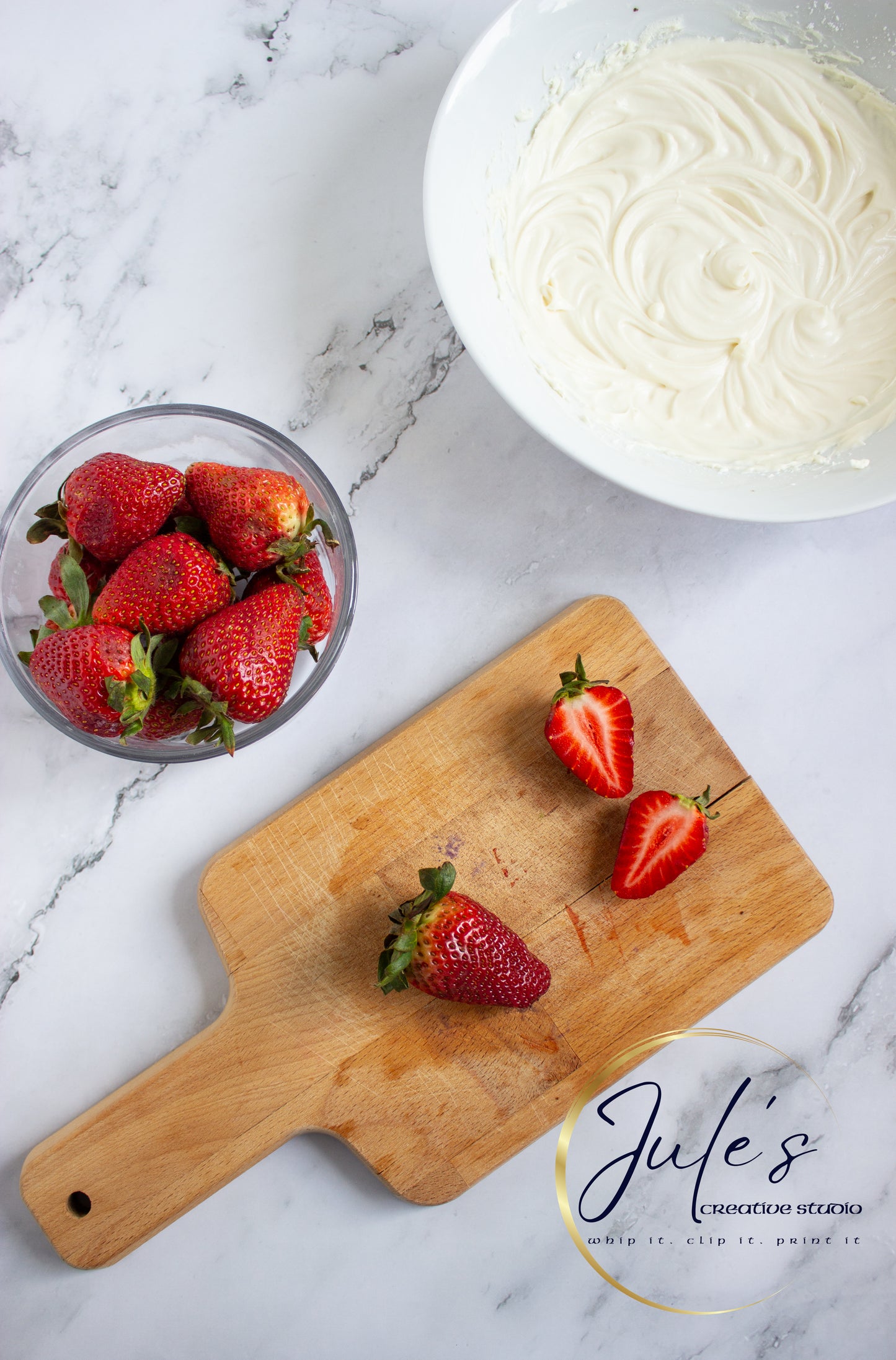 Patriotic Strawberries (Exclusive recipe)