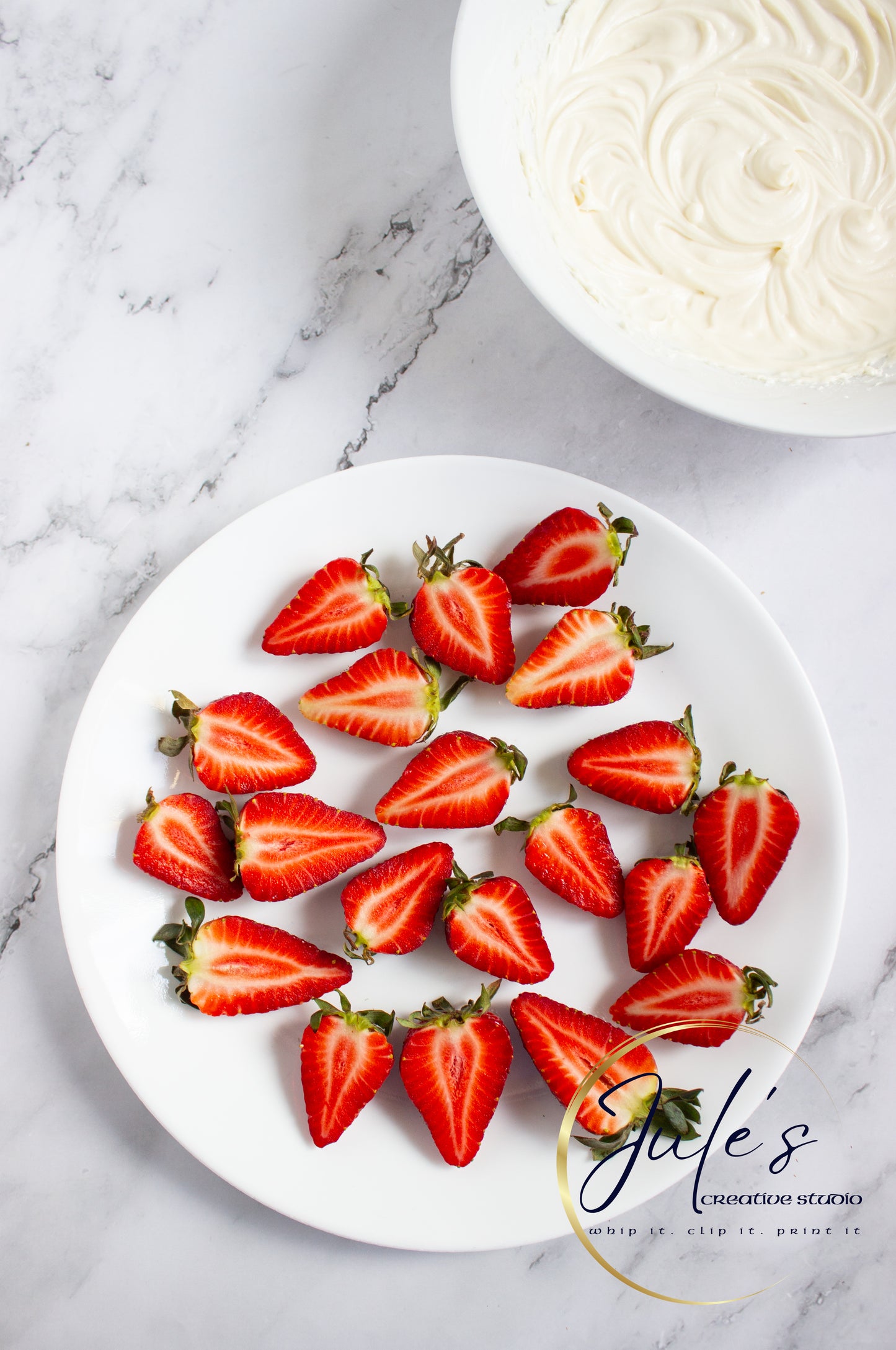 Patriotic Strawberries (Exclusive recipe)