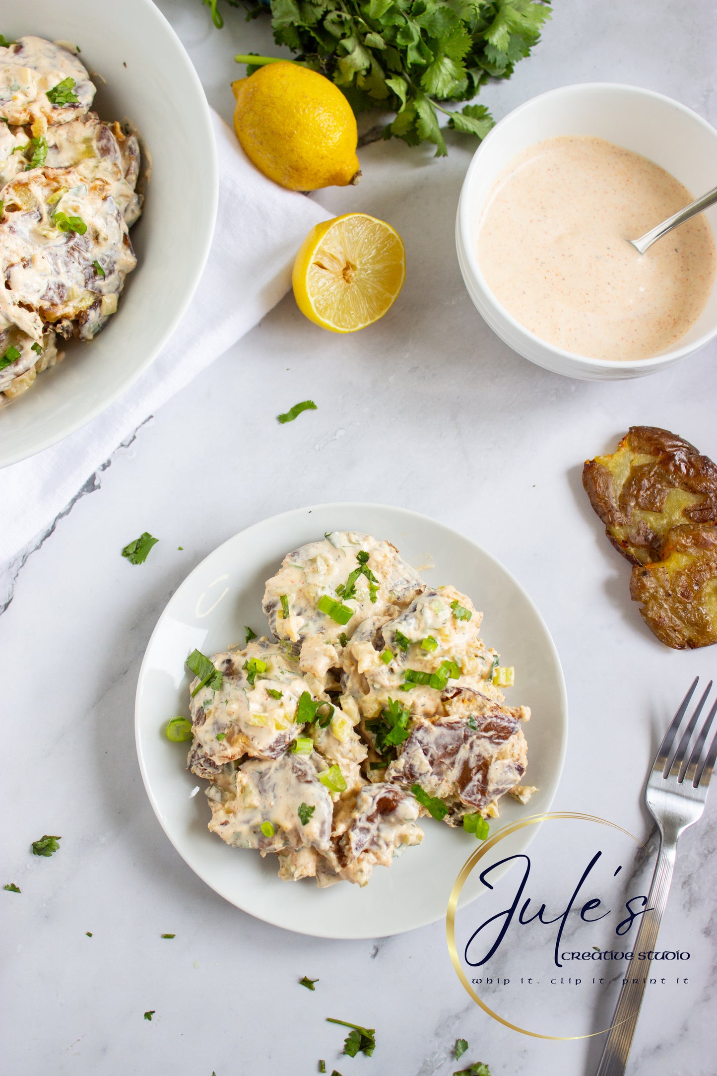 Crispy Smashed Potato Salad (Exclusive)