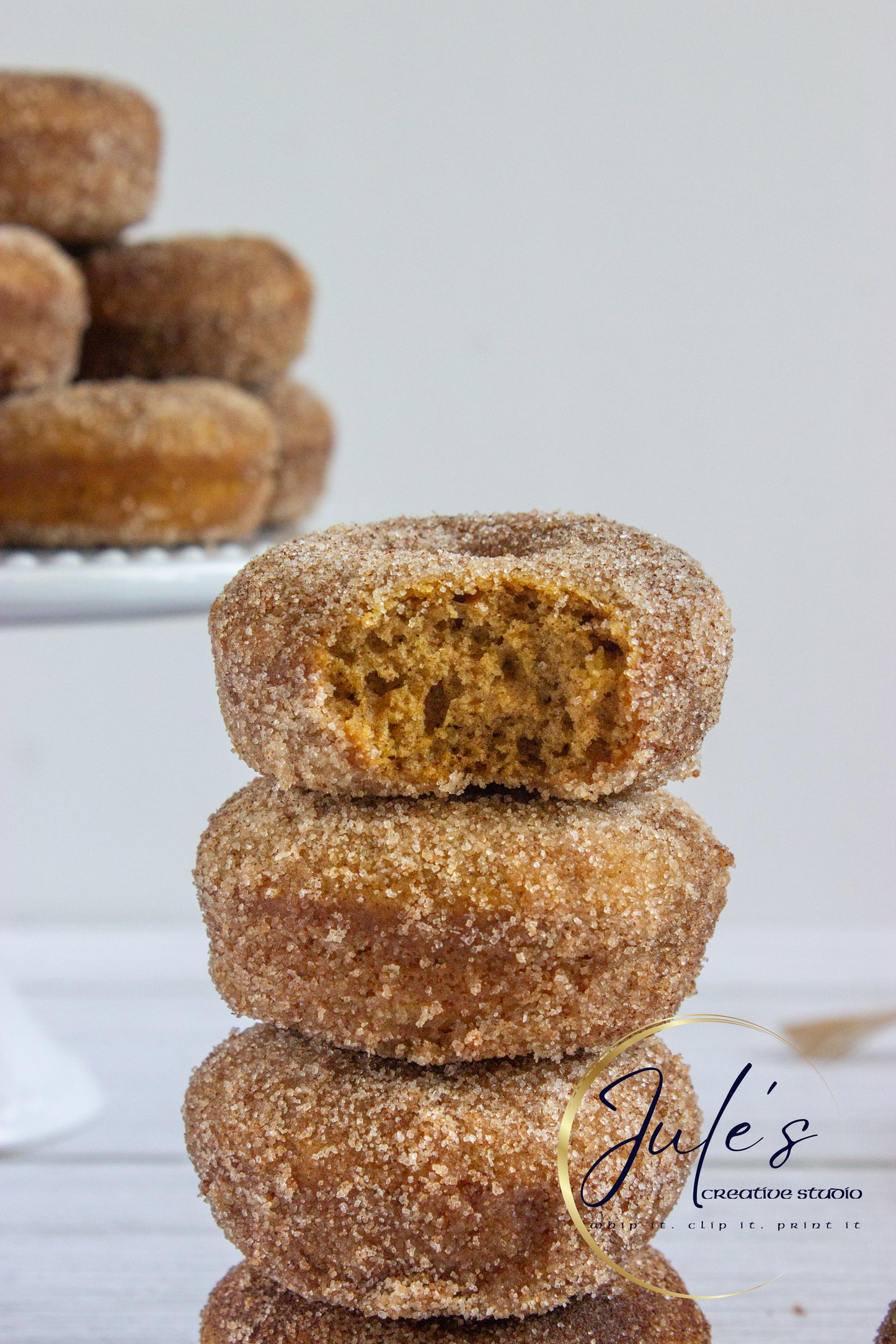 Spiced Apple Cider Baked Donuts (Set 3)