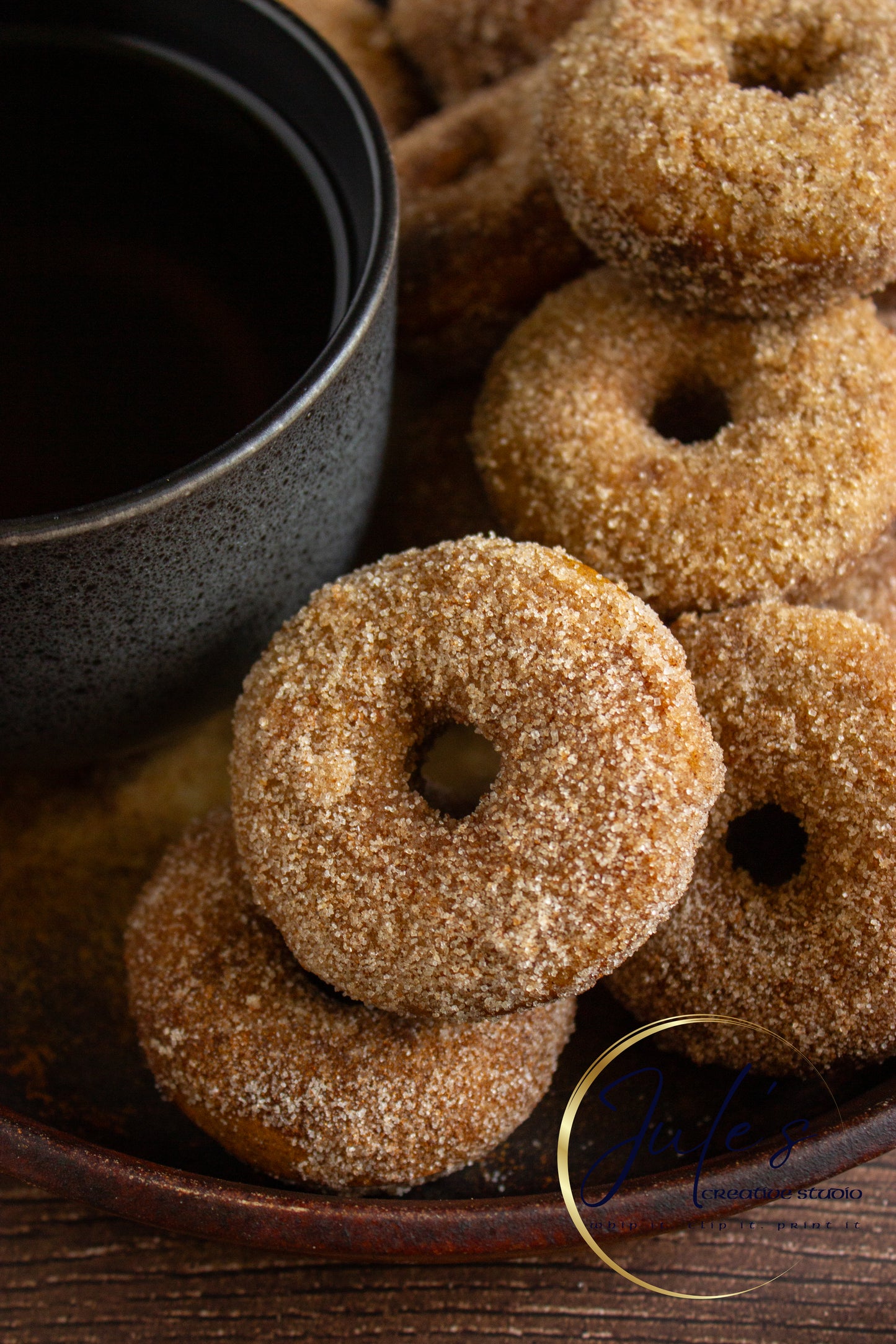 Spiced Apple Cider Baked Donuts (Set 4)