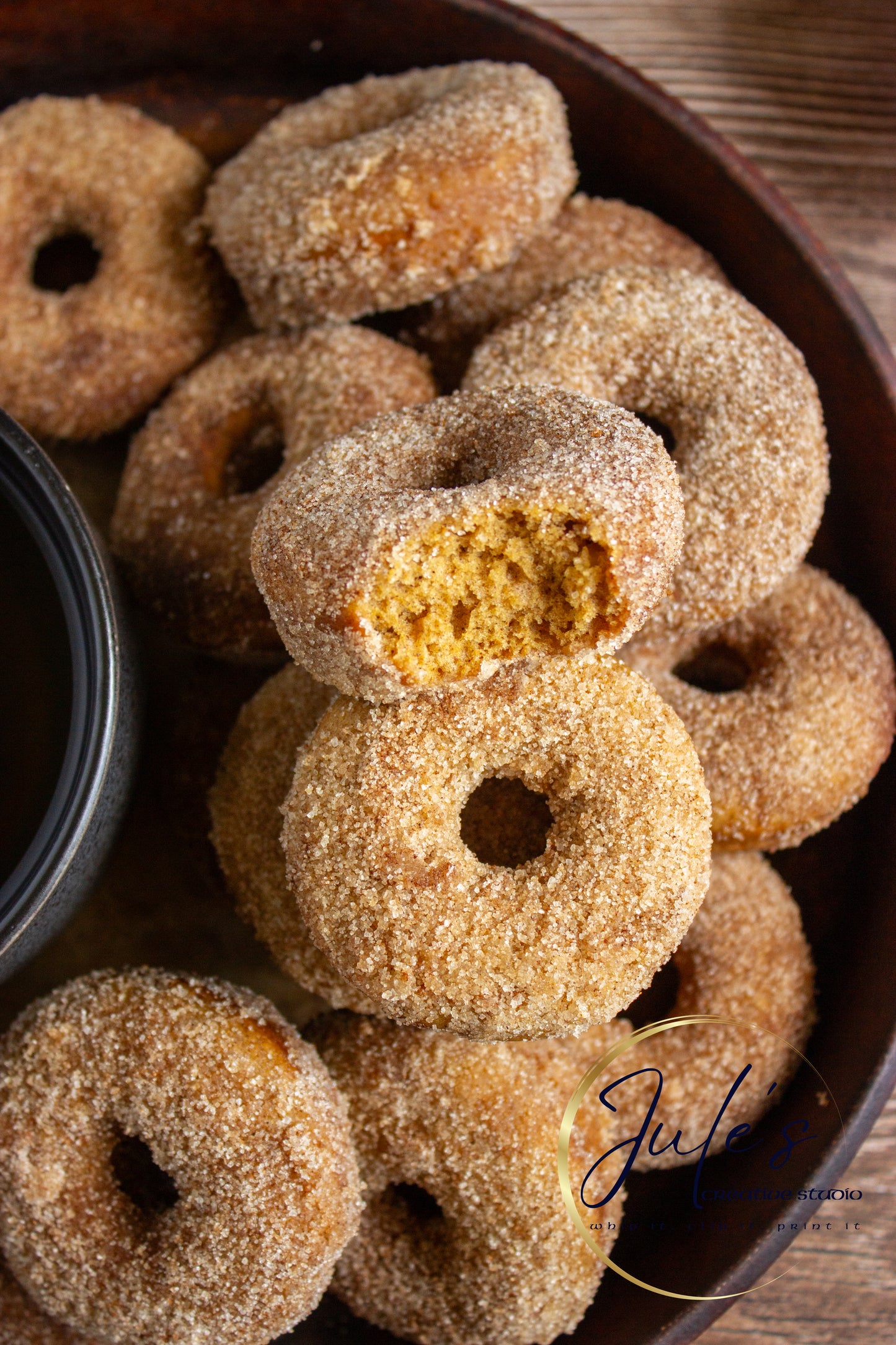 Spiced Apple Cider Baked Donuts (Set 4)