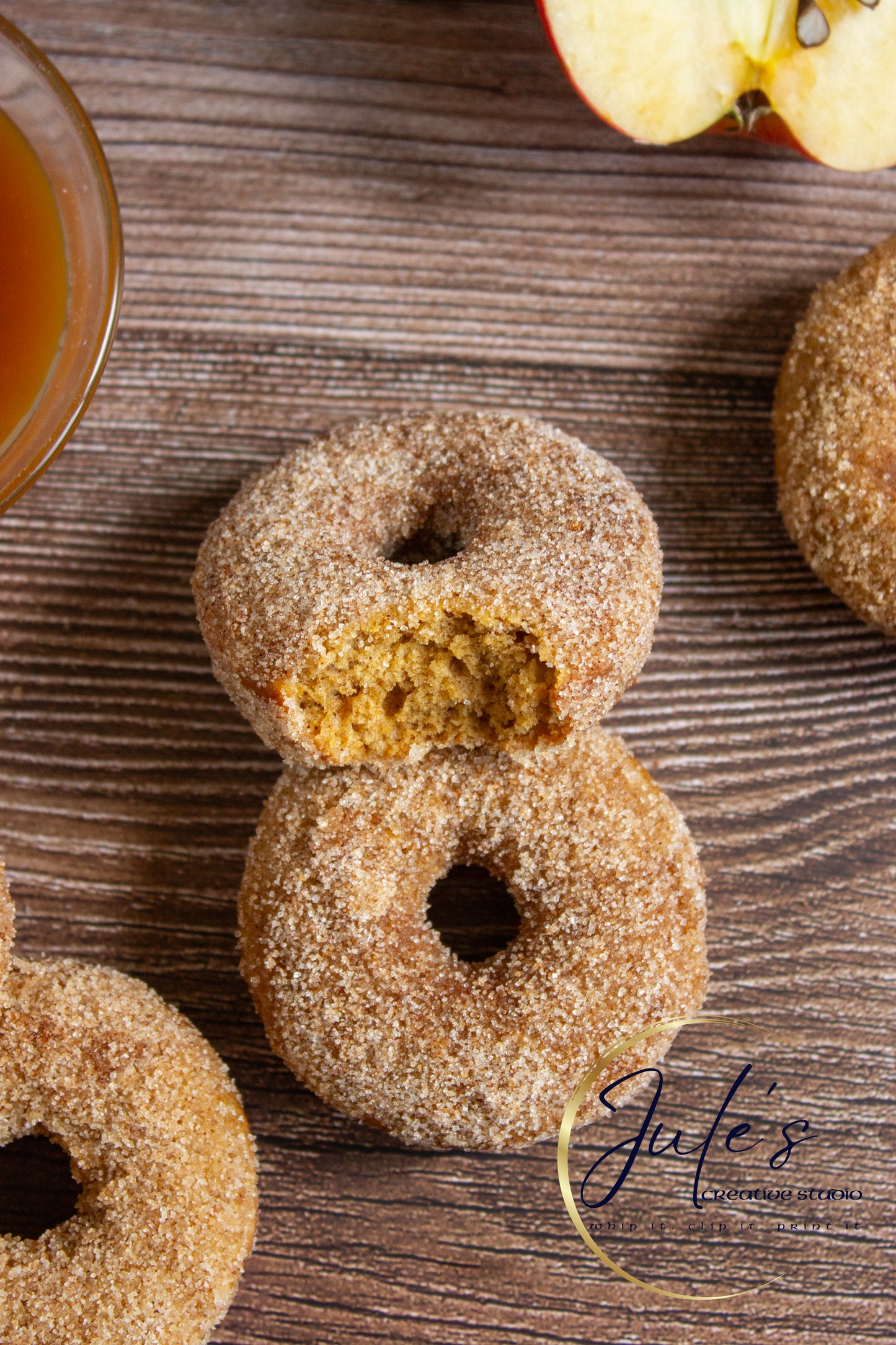 Spiced Apple Cider Baked Donuts (Set 4)