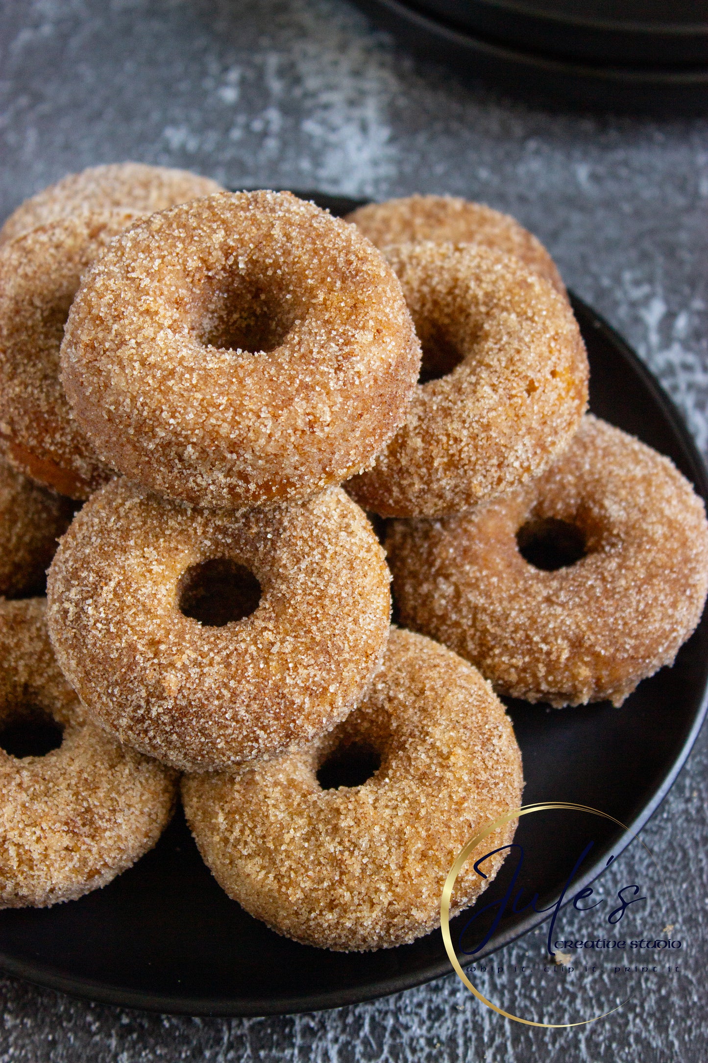 Spiced Apple Cider Baked Donuts (Set 5)