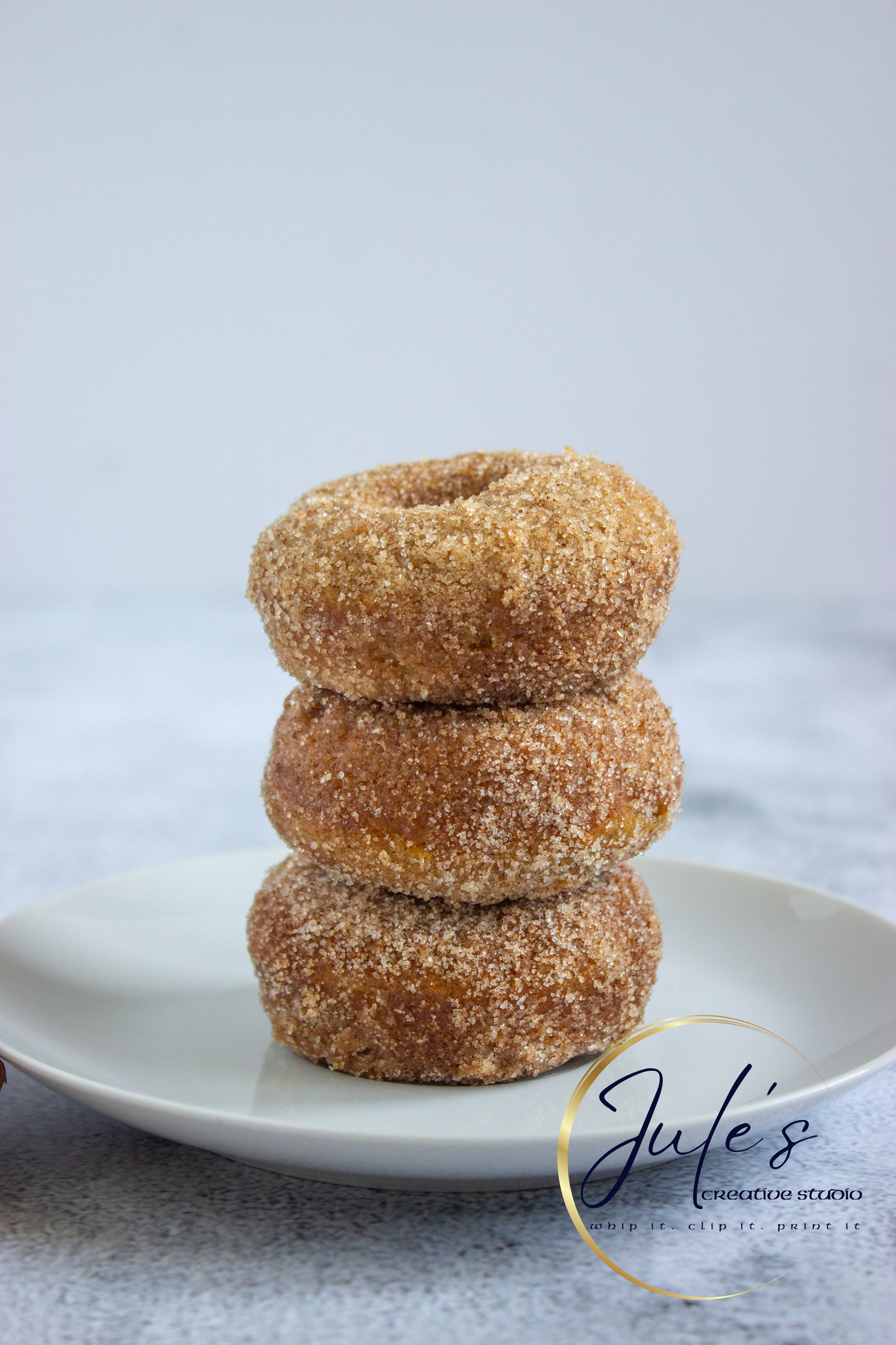 Spiced Apple Cider Baked Donuts (Set 6)